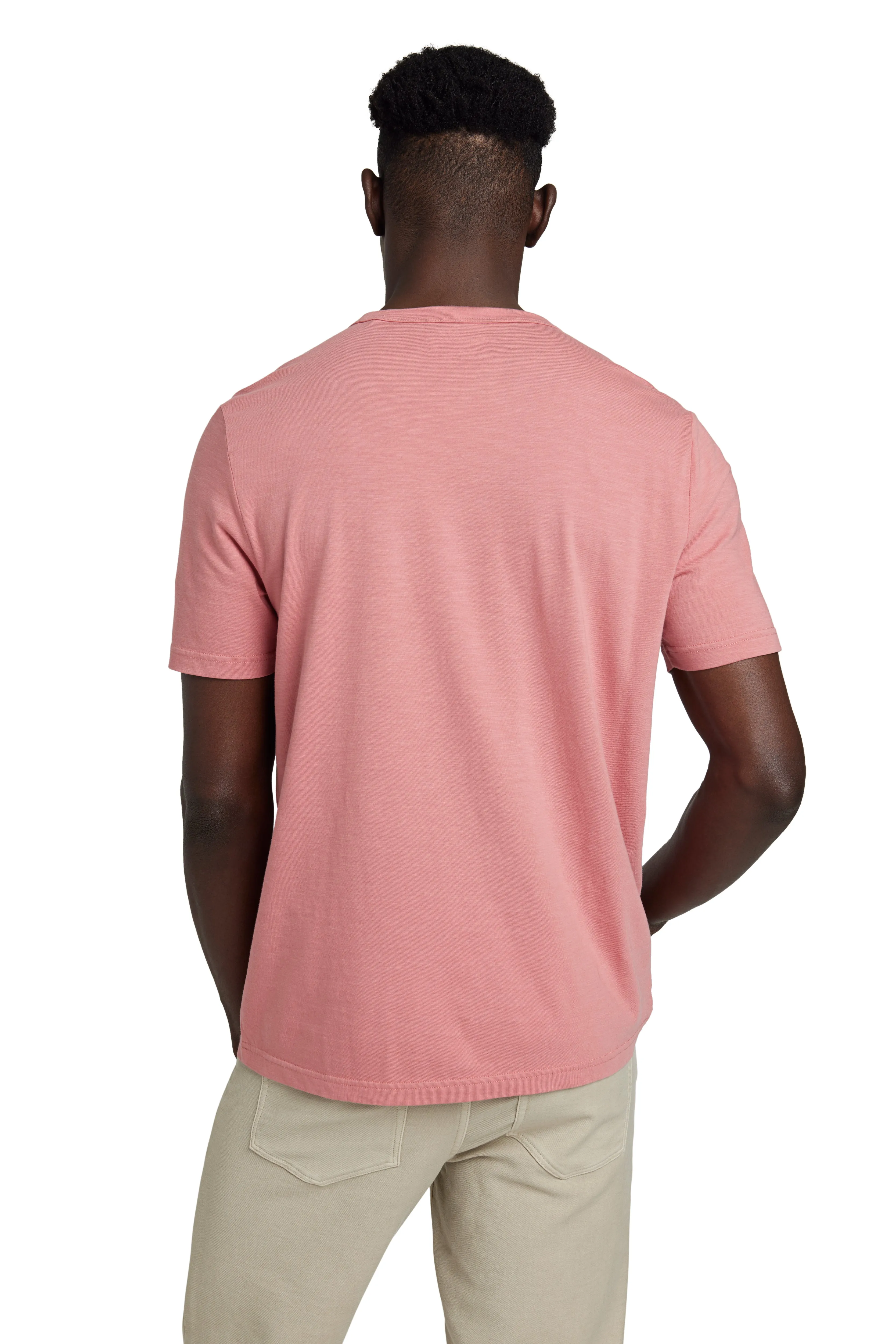 Short-Sleeve Indigo Pocket Tee - Indigo Lava Stripe sold by Faherty product image thumbnail 3