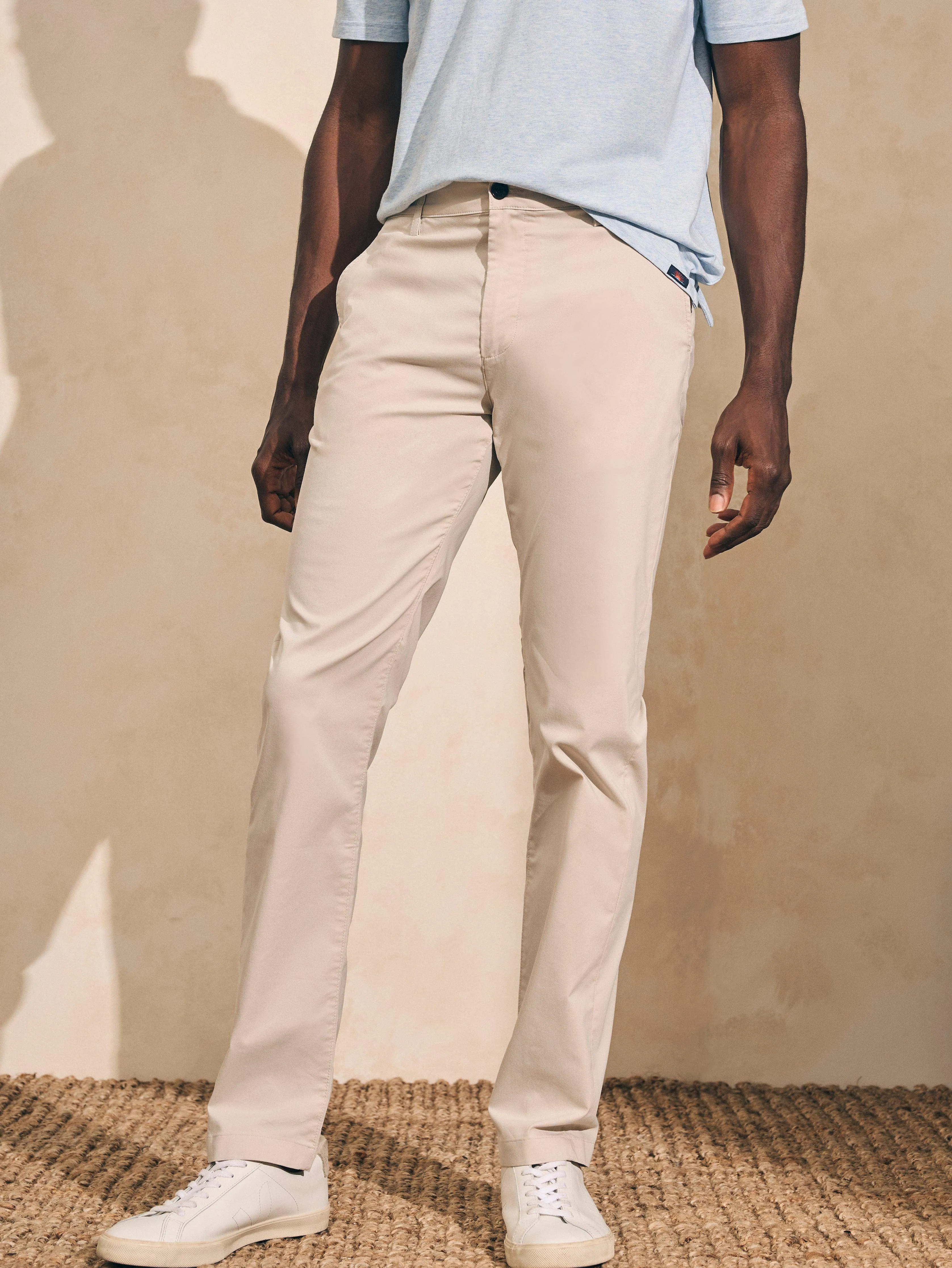 Movement™ Chino Pant (32" Inseam) - Light Sand sold by Faherty