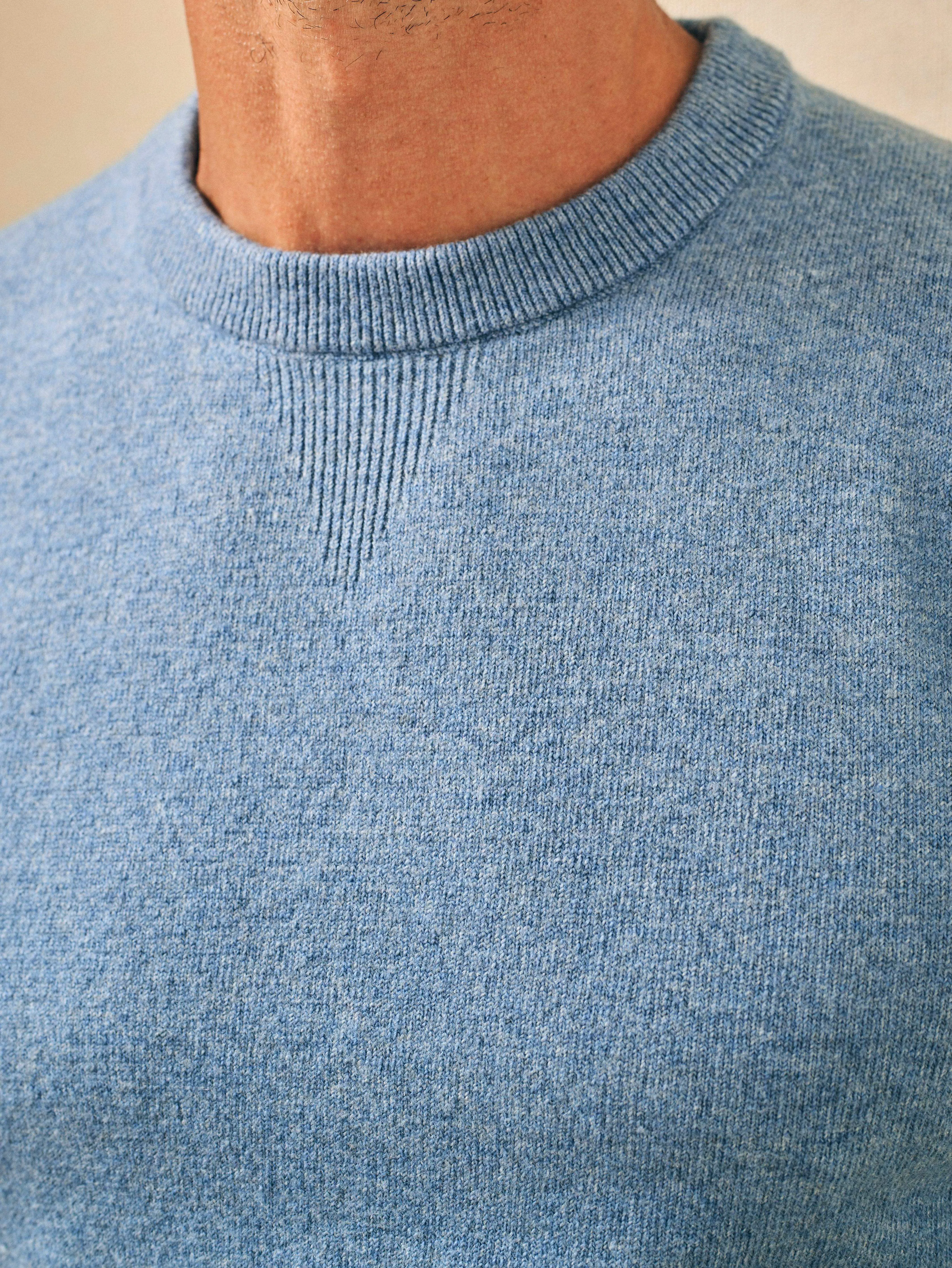 Mountain Crew Sweater - Mountain Stream Heather sold by Faherty product image thumbnail 2