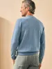 Mountain Crew Sweater - Mountain Stream Heather sold by Faherty