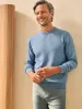 Mountain Crew Sweater - Mountain Stream Heather sold by Faherty