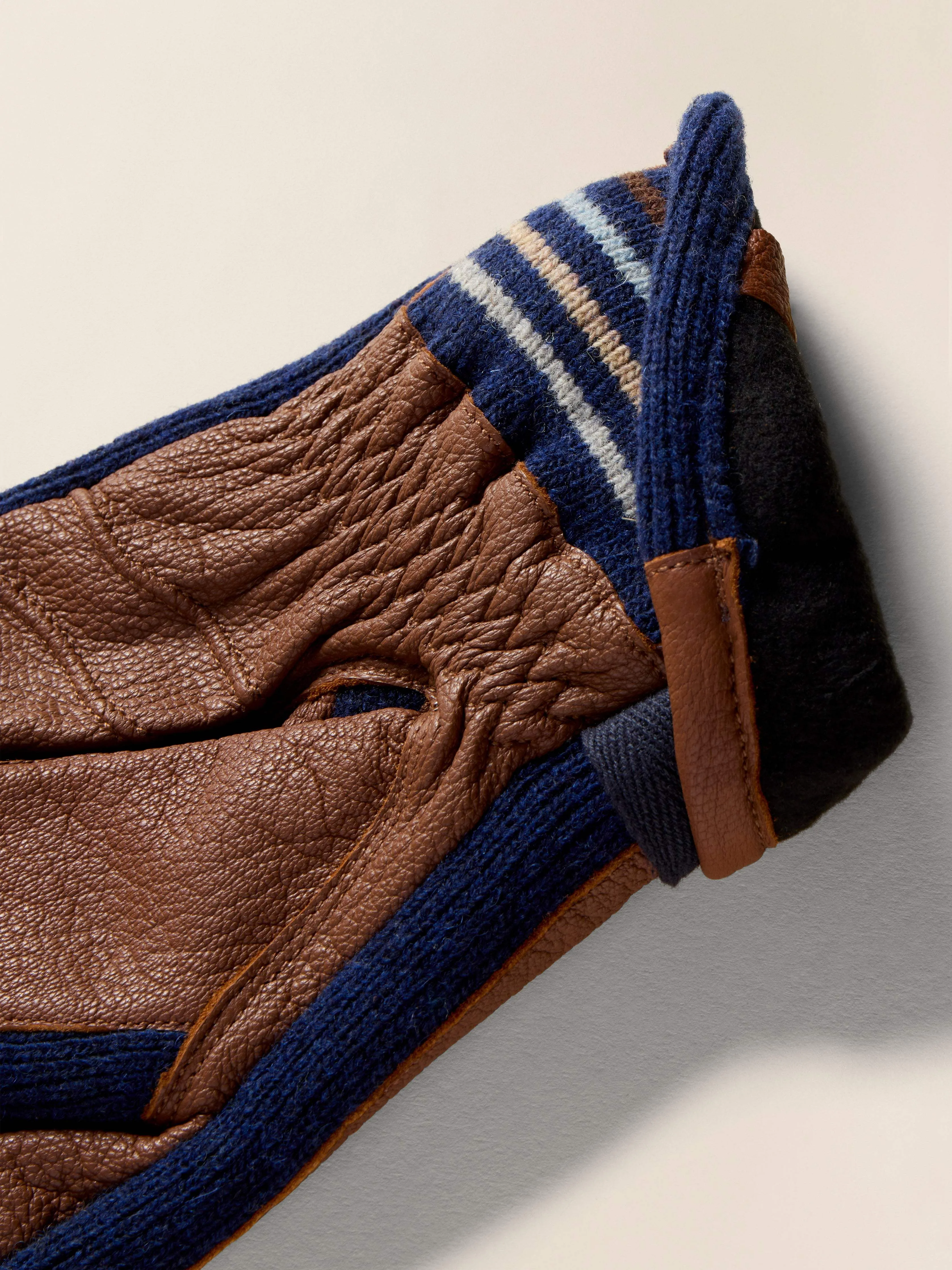 Mens Leather Glove - Dark Brown sold by Faherty product image thumbnail 2