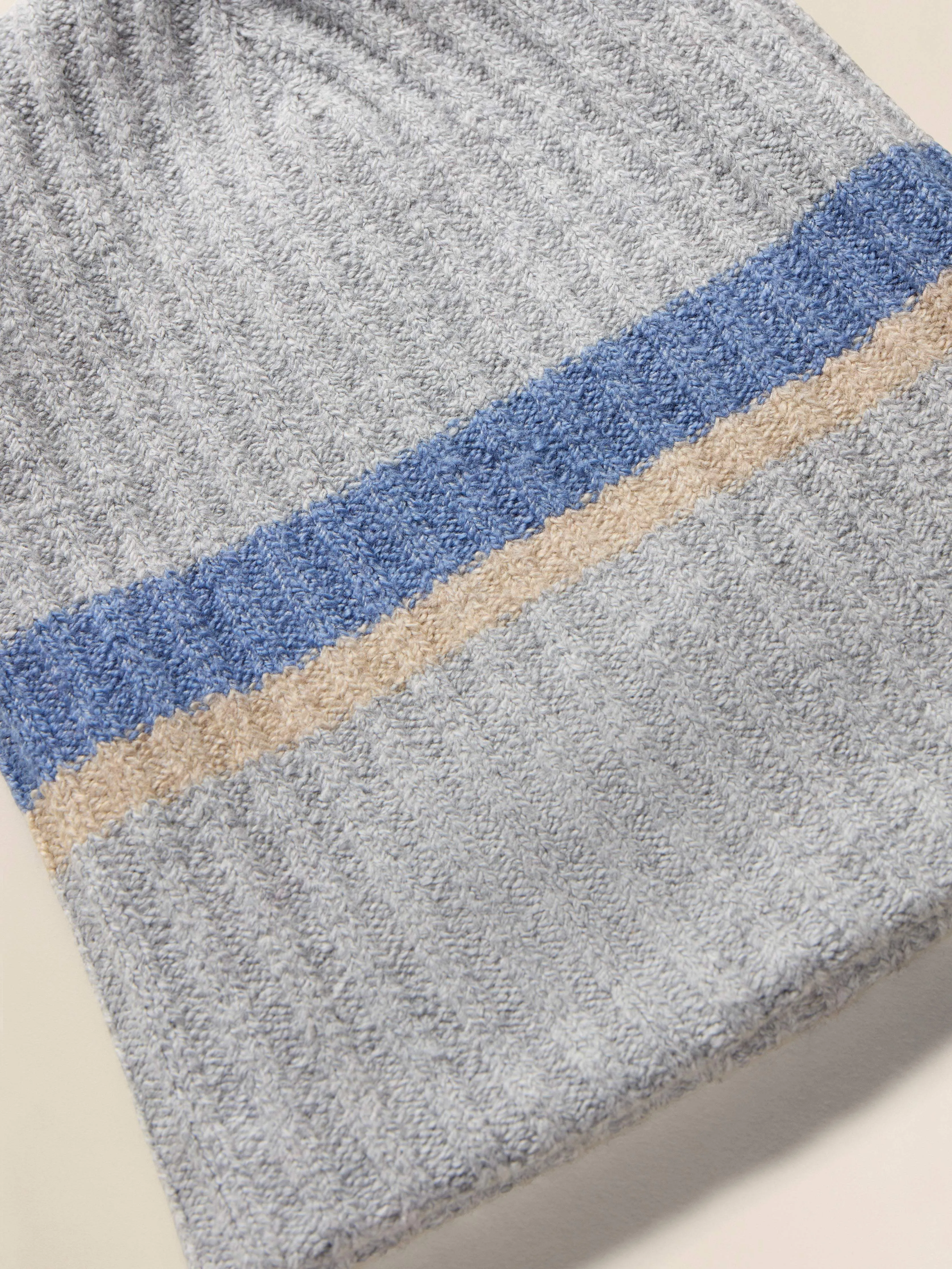 Jackson Slouchy Rib Beanie - Oatmeal Heather sold by Faherty product image thumbnail 2