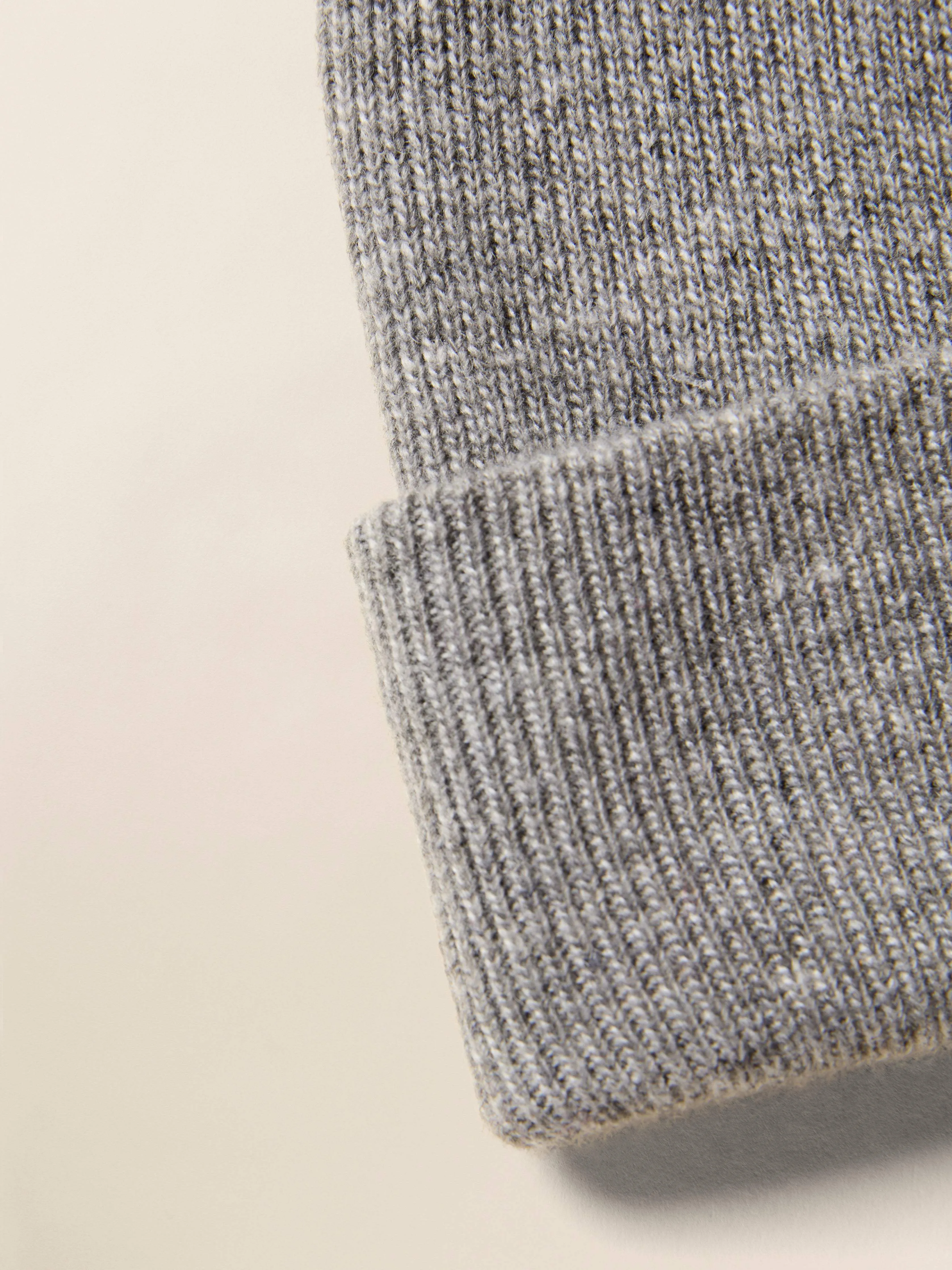 Faherty Logo Beanie - Grey Heather sold by Faherty product image thumbnail 2