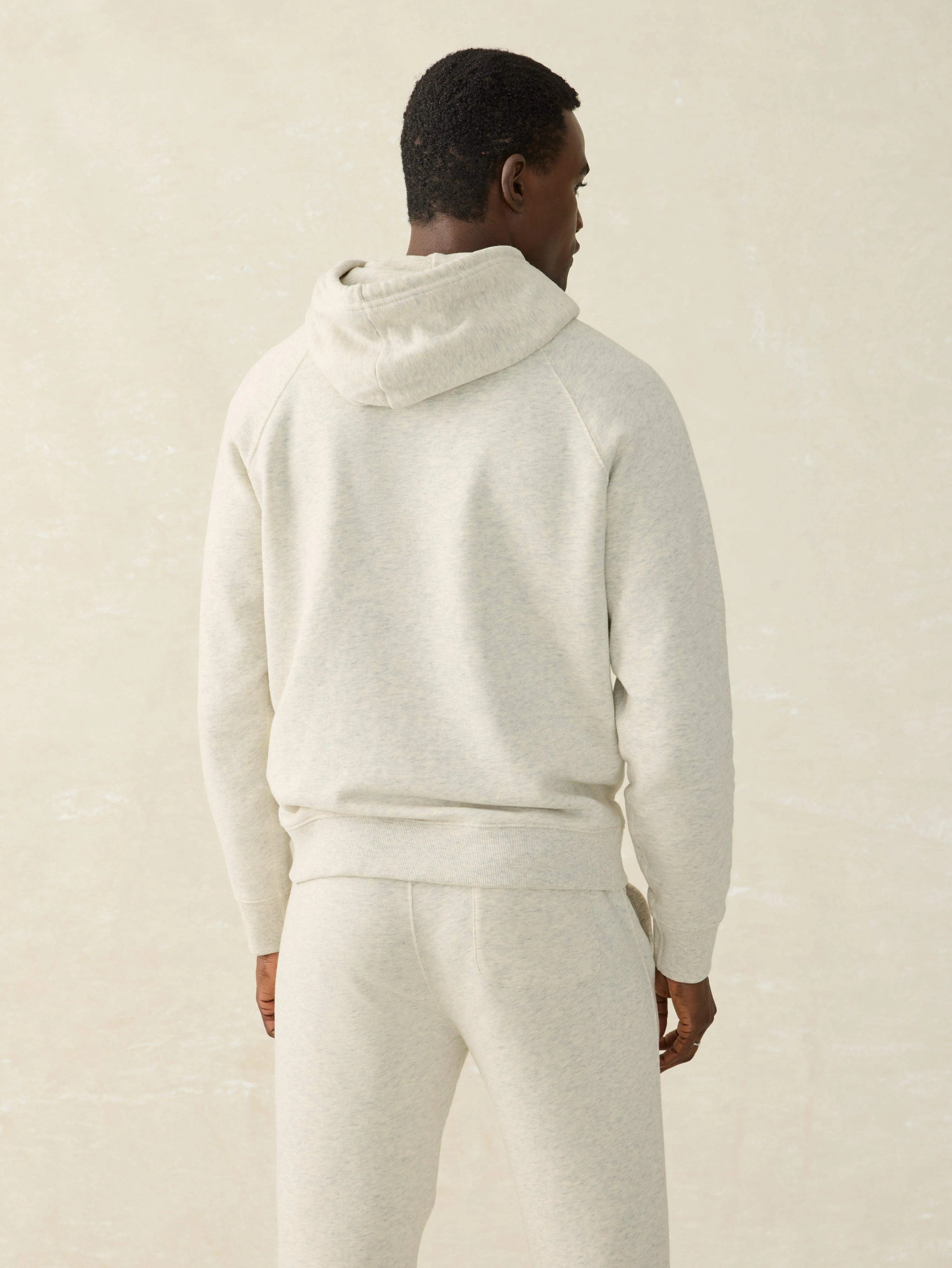 Saucony Fleece Hoodie - Antique Ivory Heather sold by Faherty product image thumbnail 5