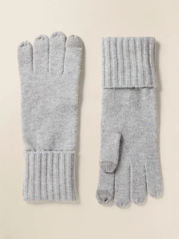 Jackson Cuffed Glove - Grey Cliffs Heather sold by Faherty