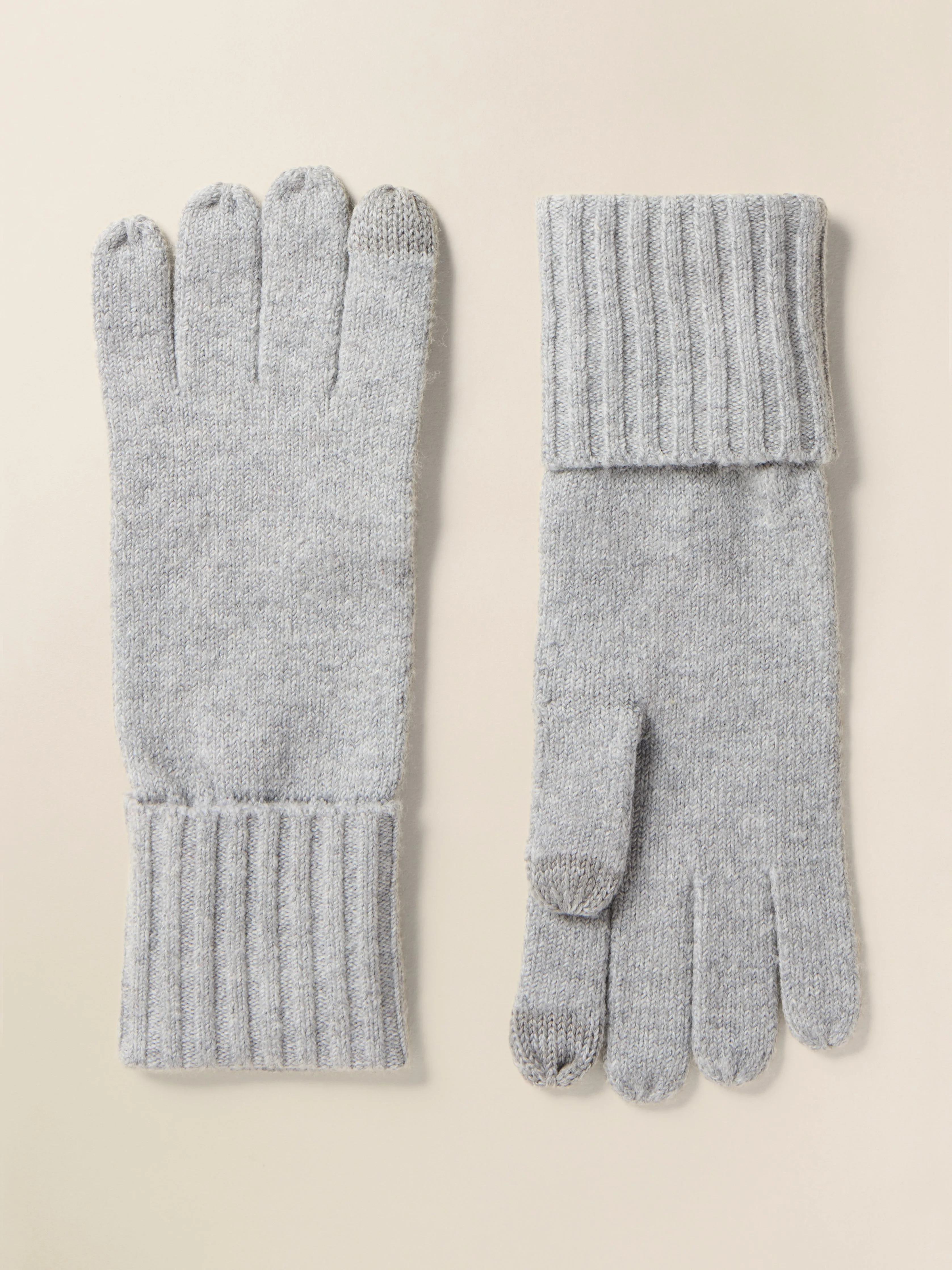 Jackson Cuffed Glove - Grey Cliffs Heather sold by Faherty