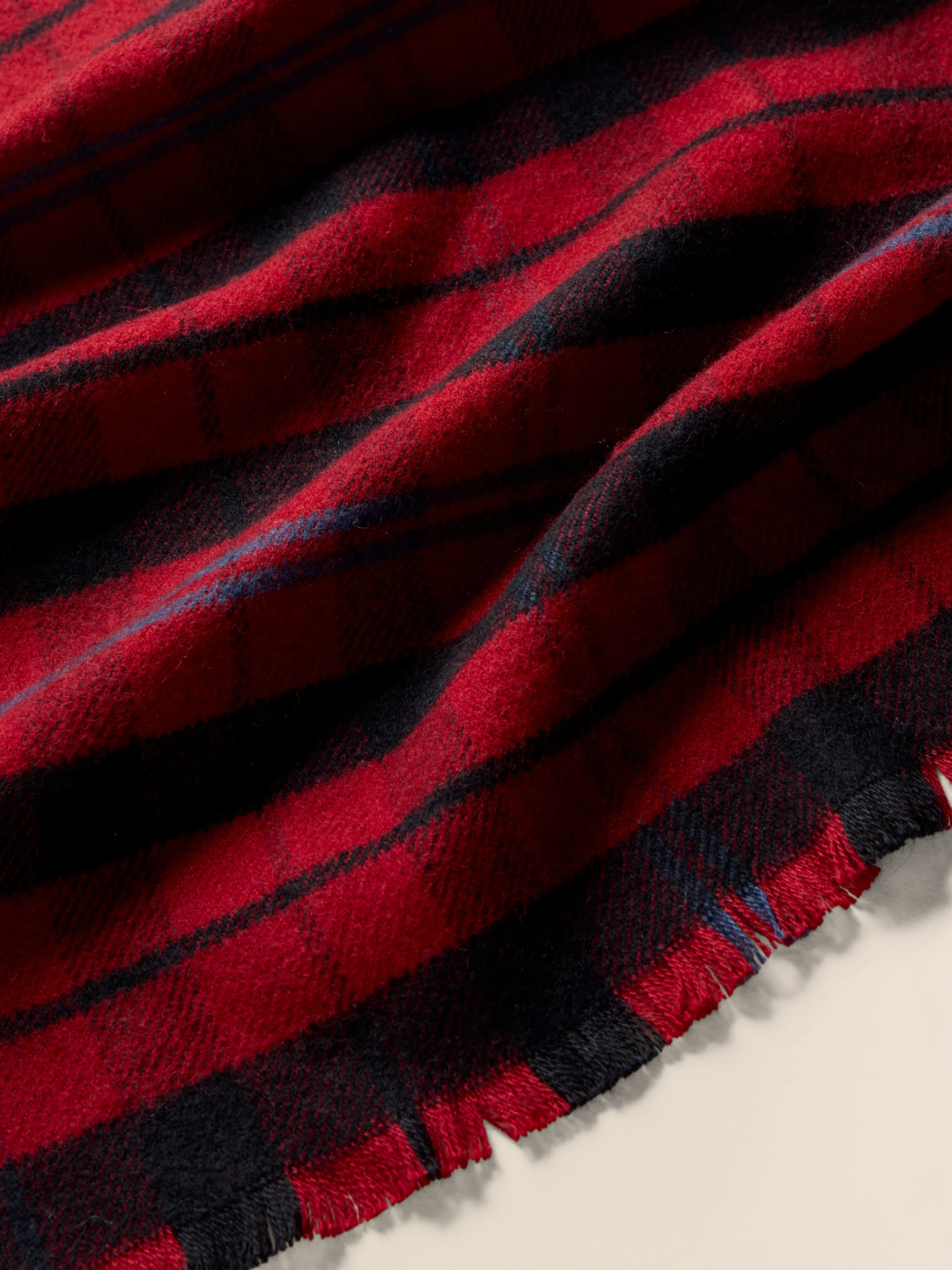 Fireplace Plaid Scarf - Fireplace Plaid sold by Faherty product image thumbnail 2