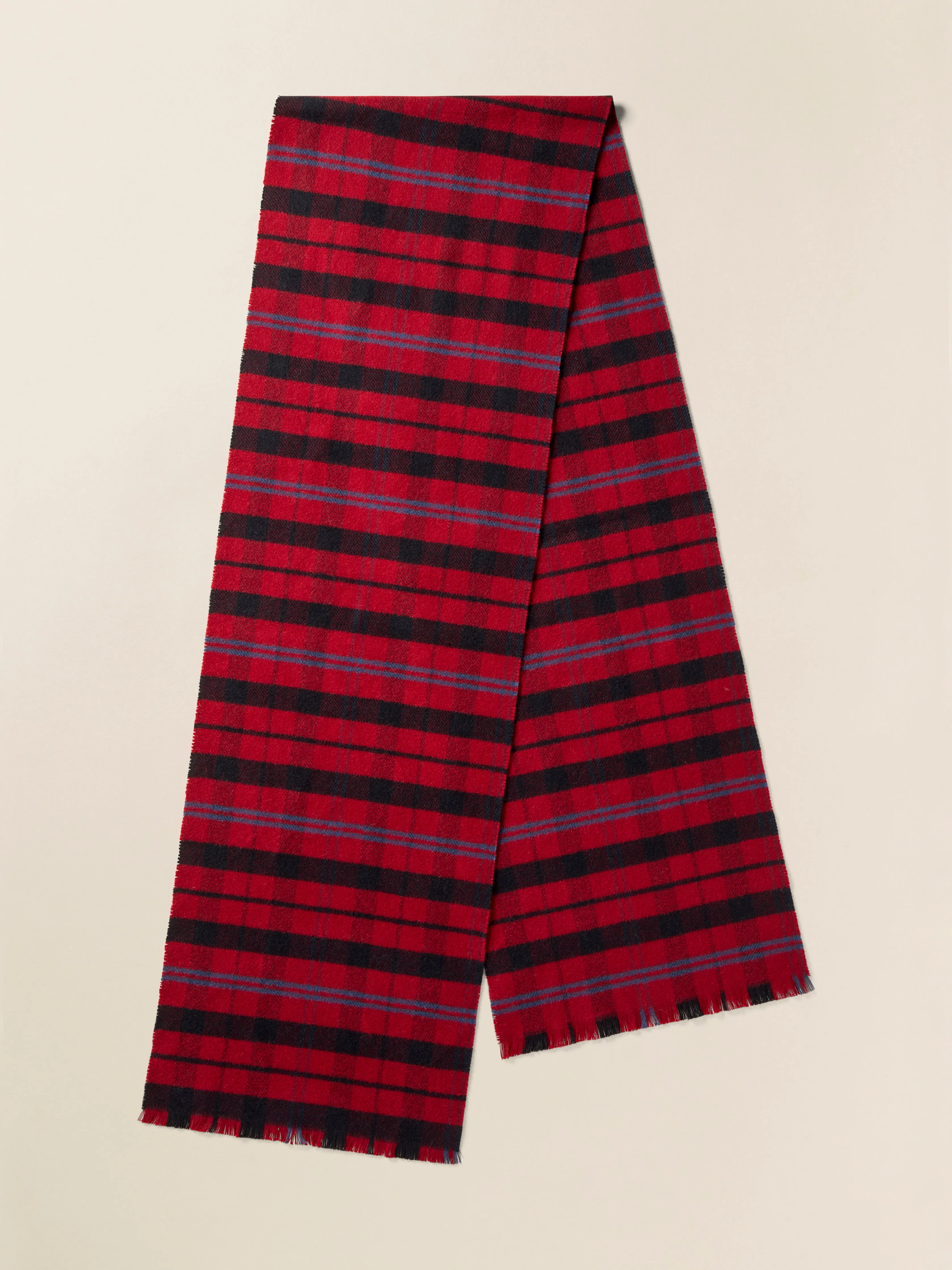 Fireplace Plaid Scarf - Fireplace Plaid sold by Faherty product image thumbnail 3