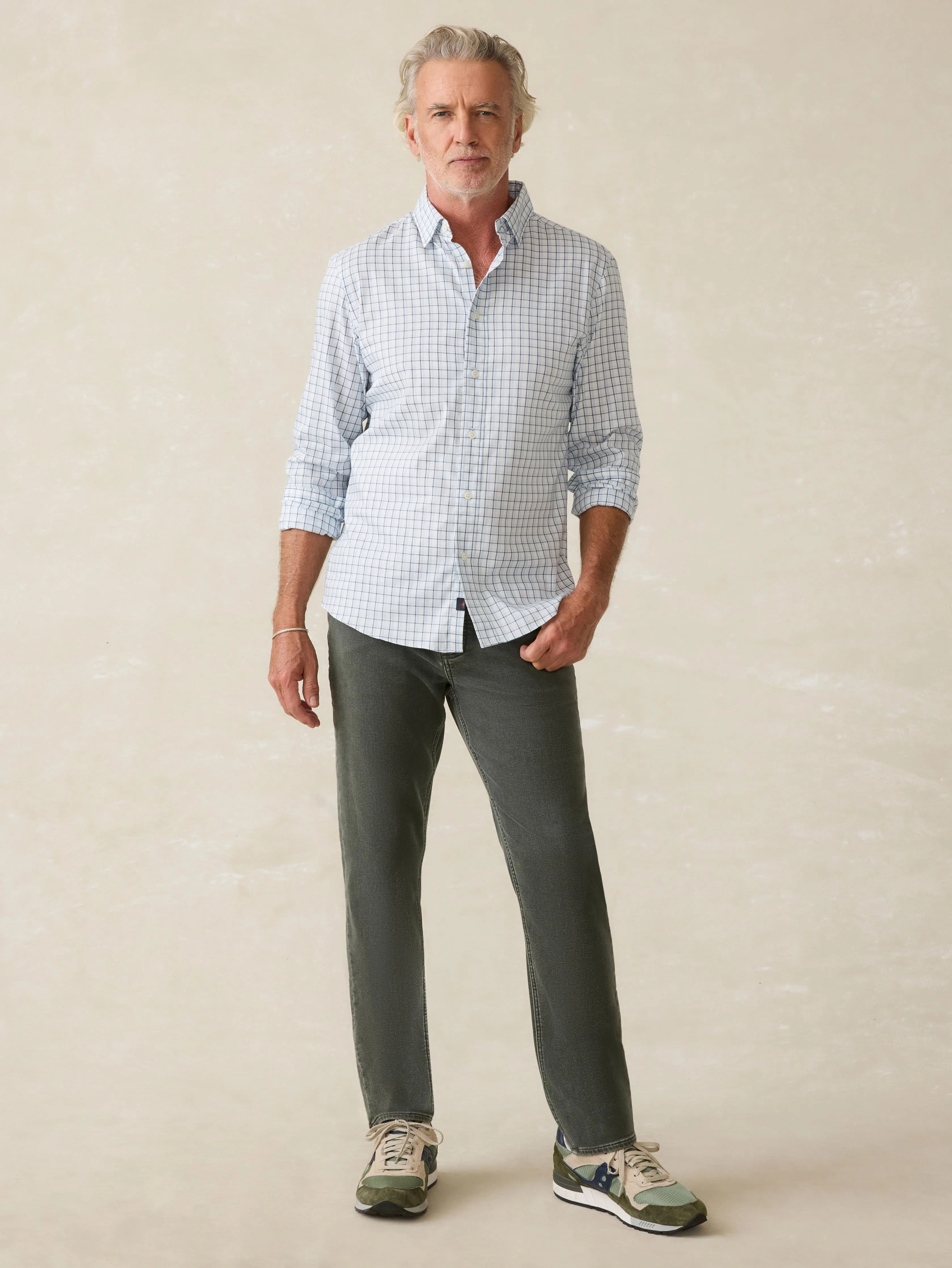 Movement™ Shirt - Avon Lake Plaid sold by Faherty product image thumbnail 4