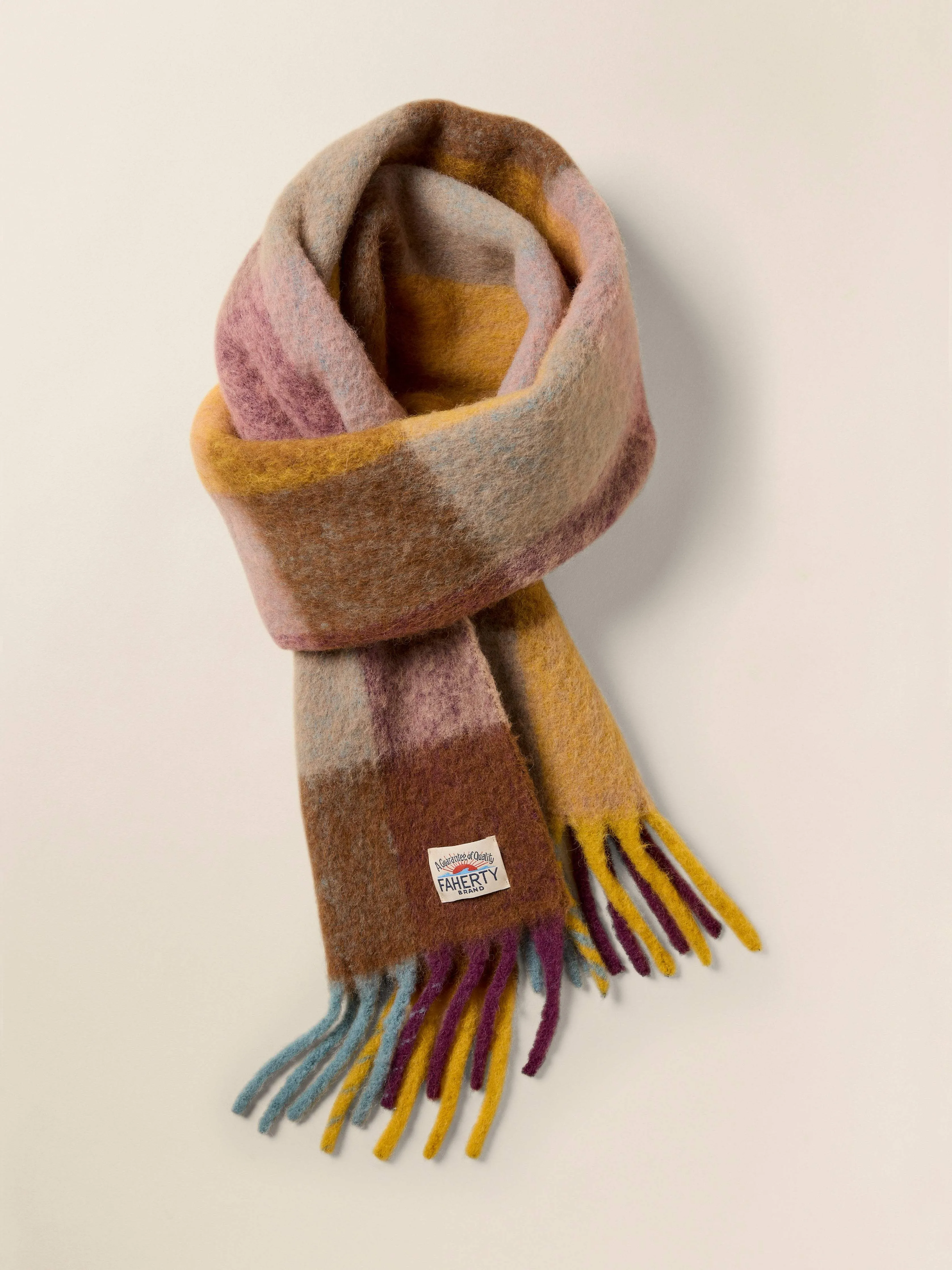 Mountain Paradise Scarf - Mountain Multi sold by Faherty
