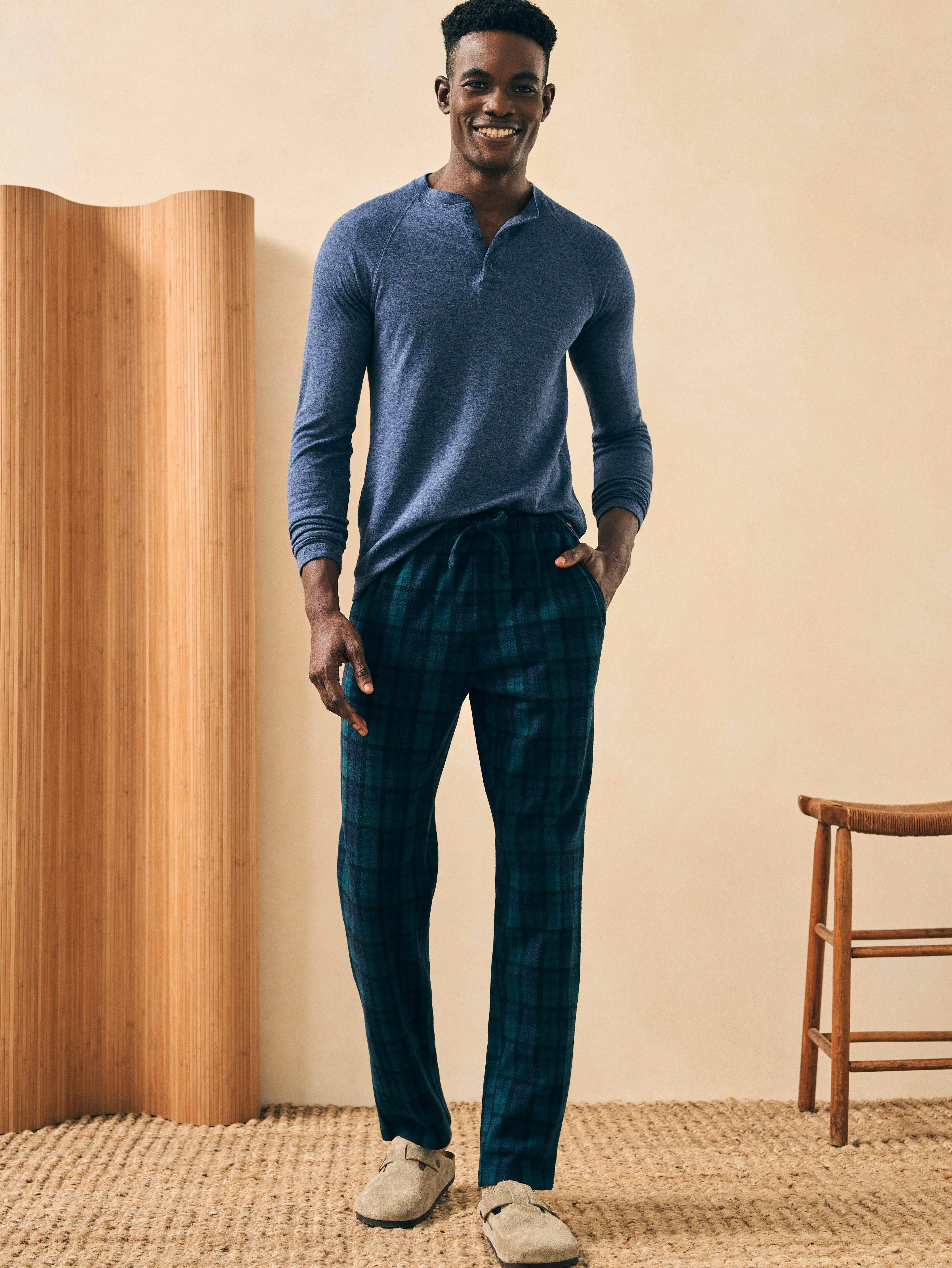 Legend™ Pajama Pant - Blackwatch sold by Faherty product image thumbnail 2