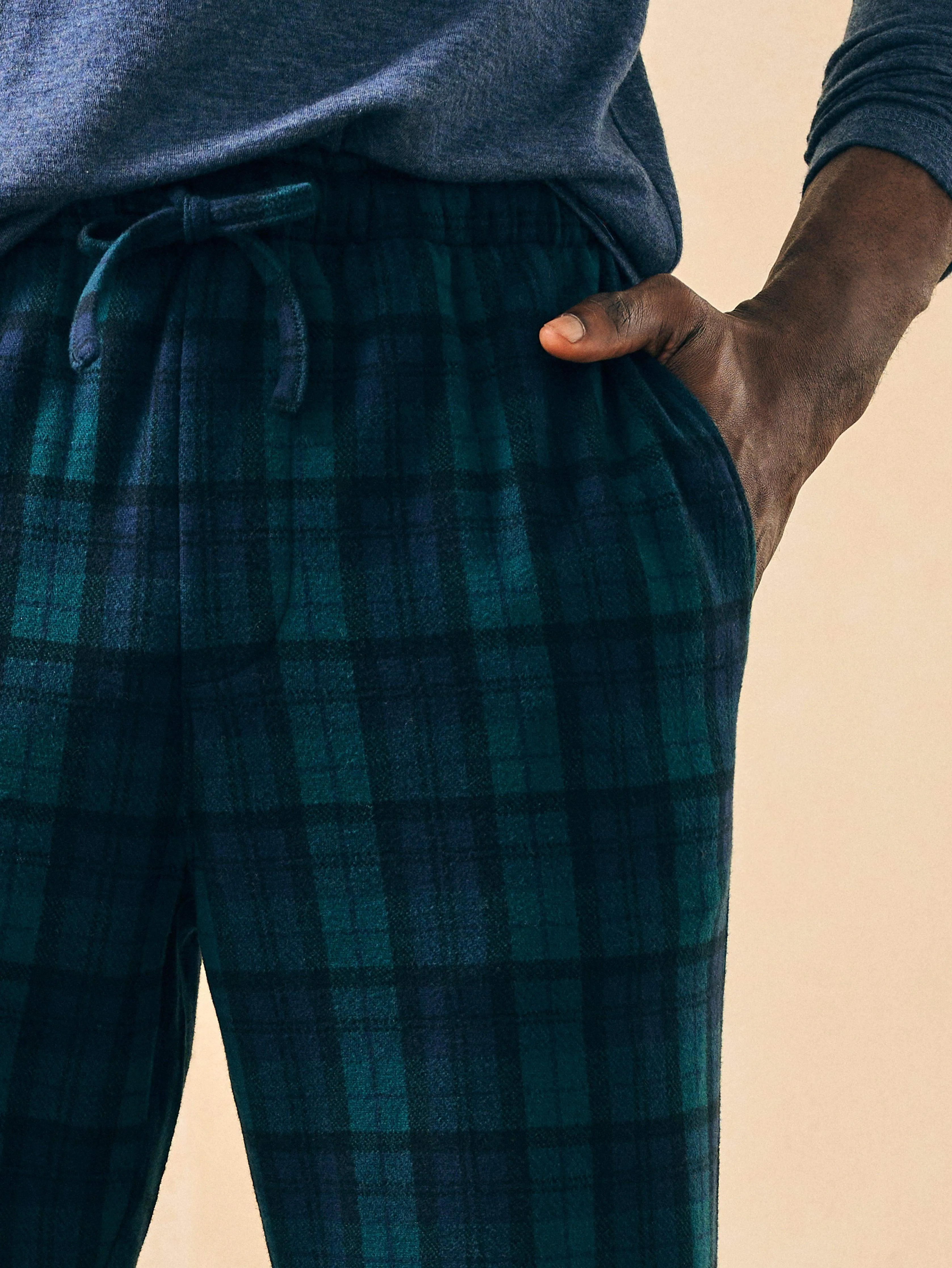 Legend™ Pajama Pant - Blackwatch sold by Faherty product image thumbnail 3
