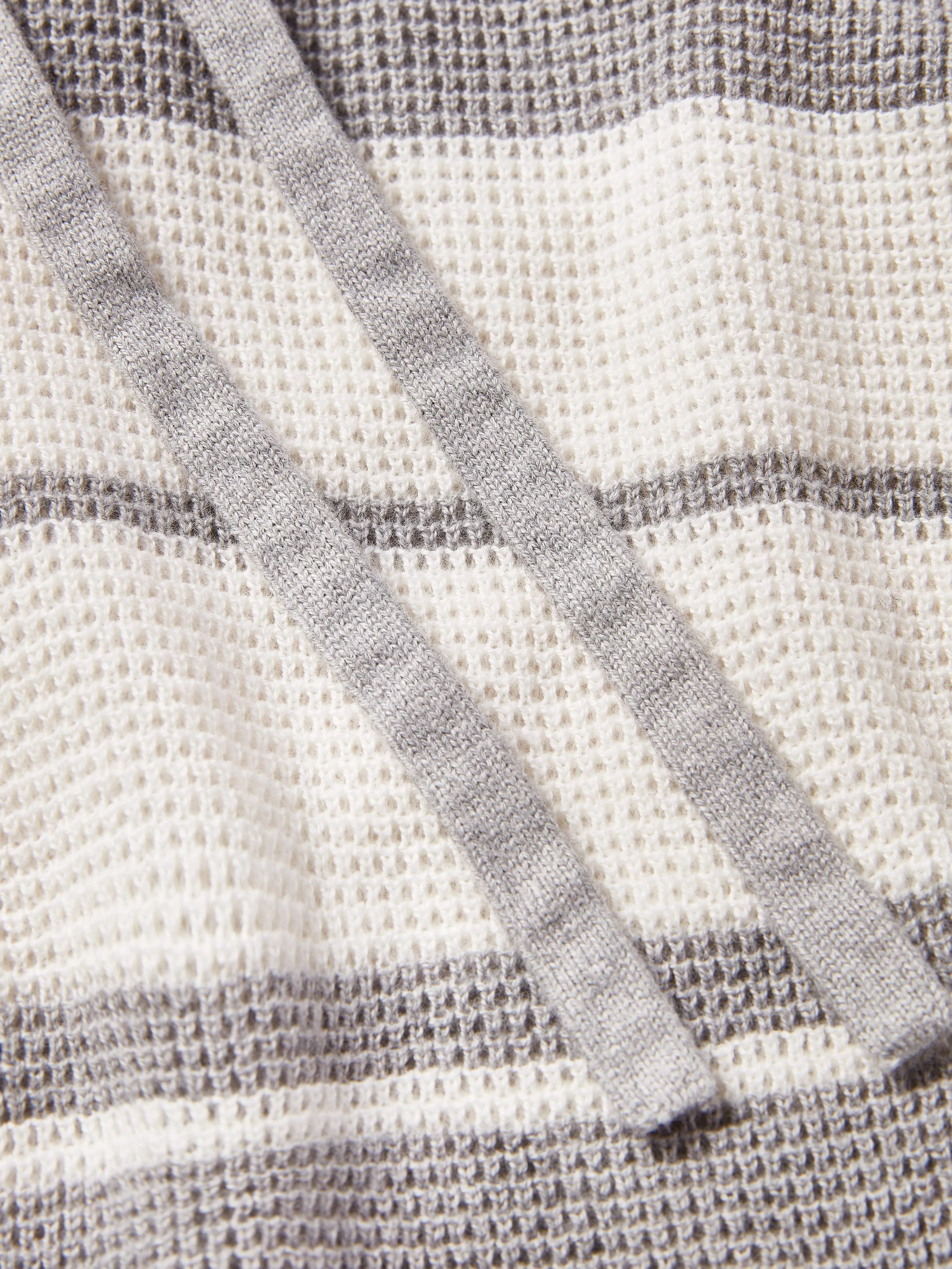 Throwback Waffle Hoodie - Shadow Coast Stripe sold by Faherty product image thumbnail 2