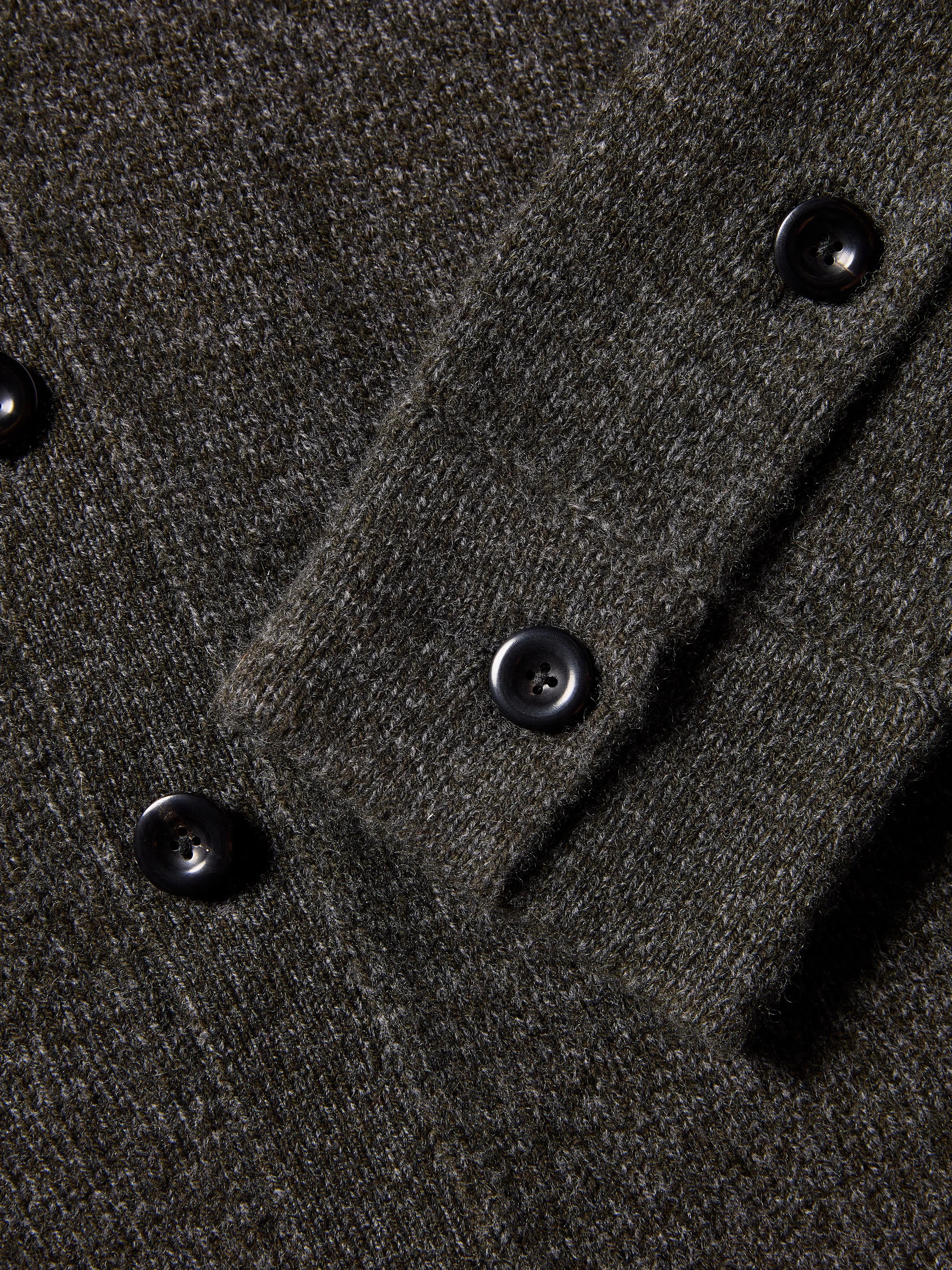 Wool Cashmere Sweater Overshirt - Charcoal Melange sold by Faherty product image thumbnail 2