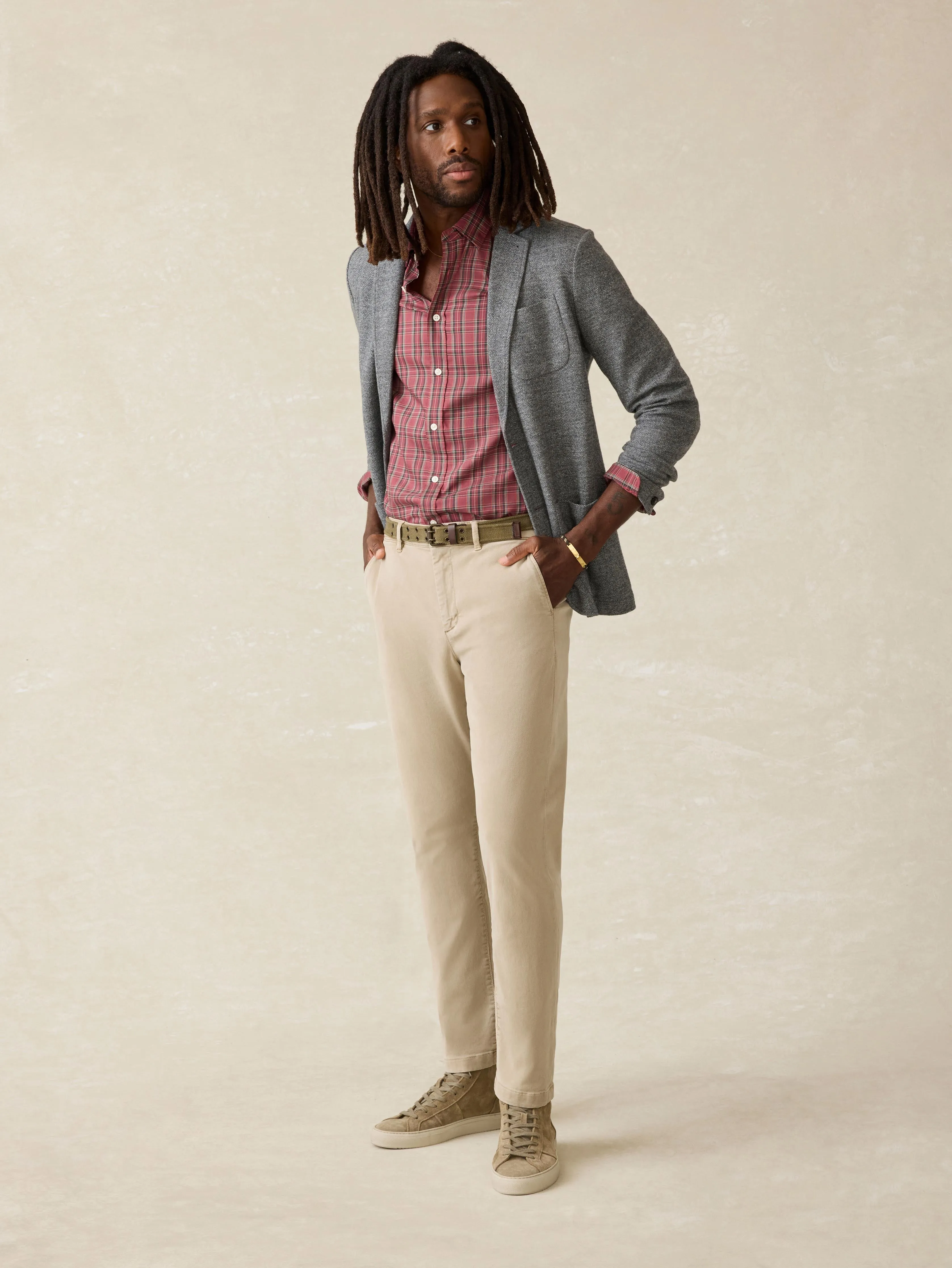 Movement™ Shirt - Cedar Creek Plaid sold by Faherty product image thumbnail 5