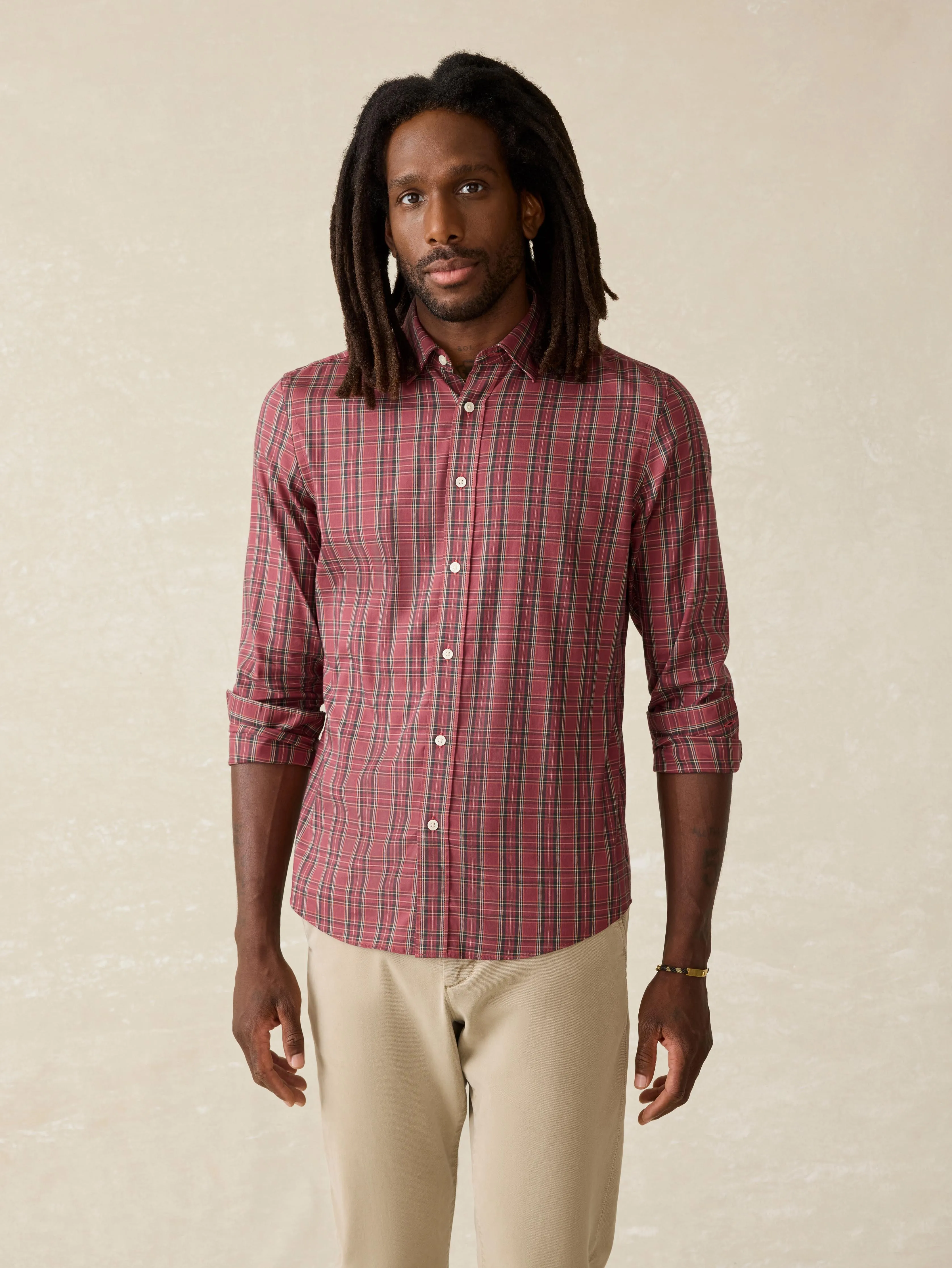 Movement™ Shirt - Cedar Creek Plaid sold by Faherty product image thumbnail 2