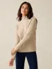 Jackson Mockneck - Oat Heather sold by Faherty