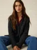 Frost Relaxed Cardigan - Charcoal sold by Faherty