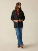 Frost Relaxed Cardigan - Charcoal sold by Faherty