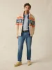 Surf To Snow Zip Cardigan - Pacific Wheat sold by Faherty