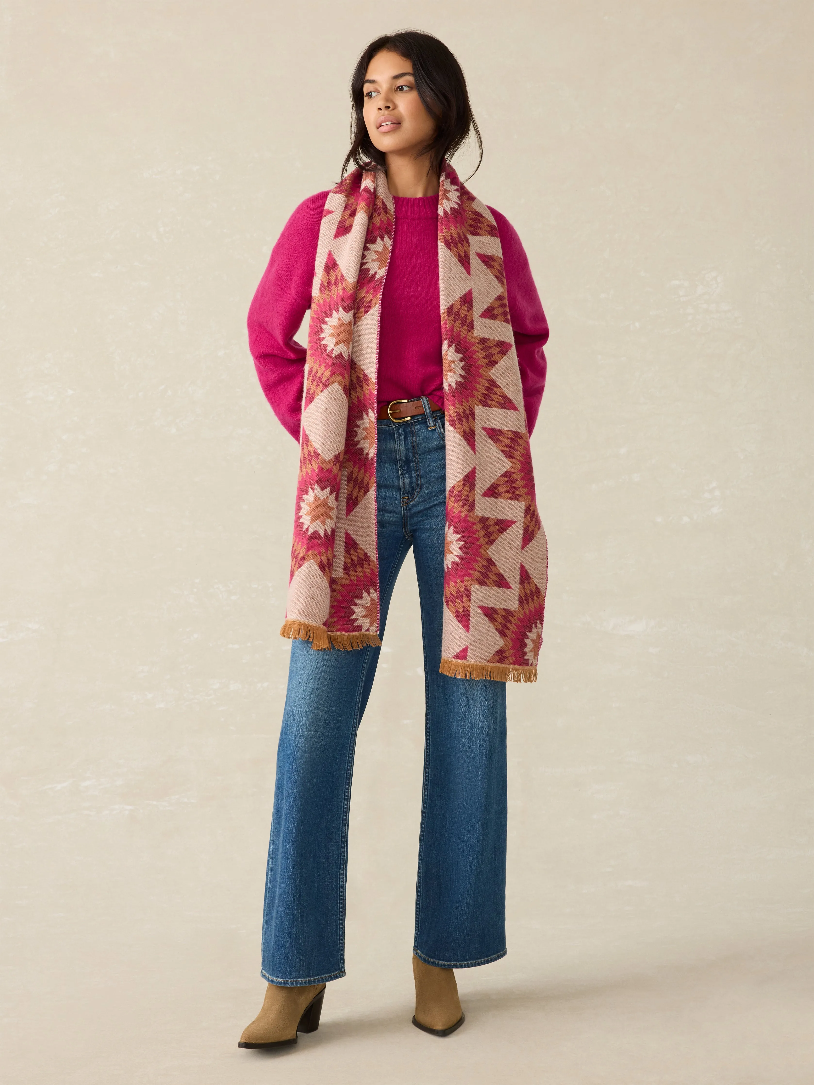 Snowdrift Sweater - Snowberry sold by Faherty product image thumbnail 4