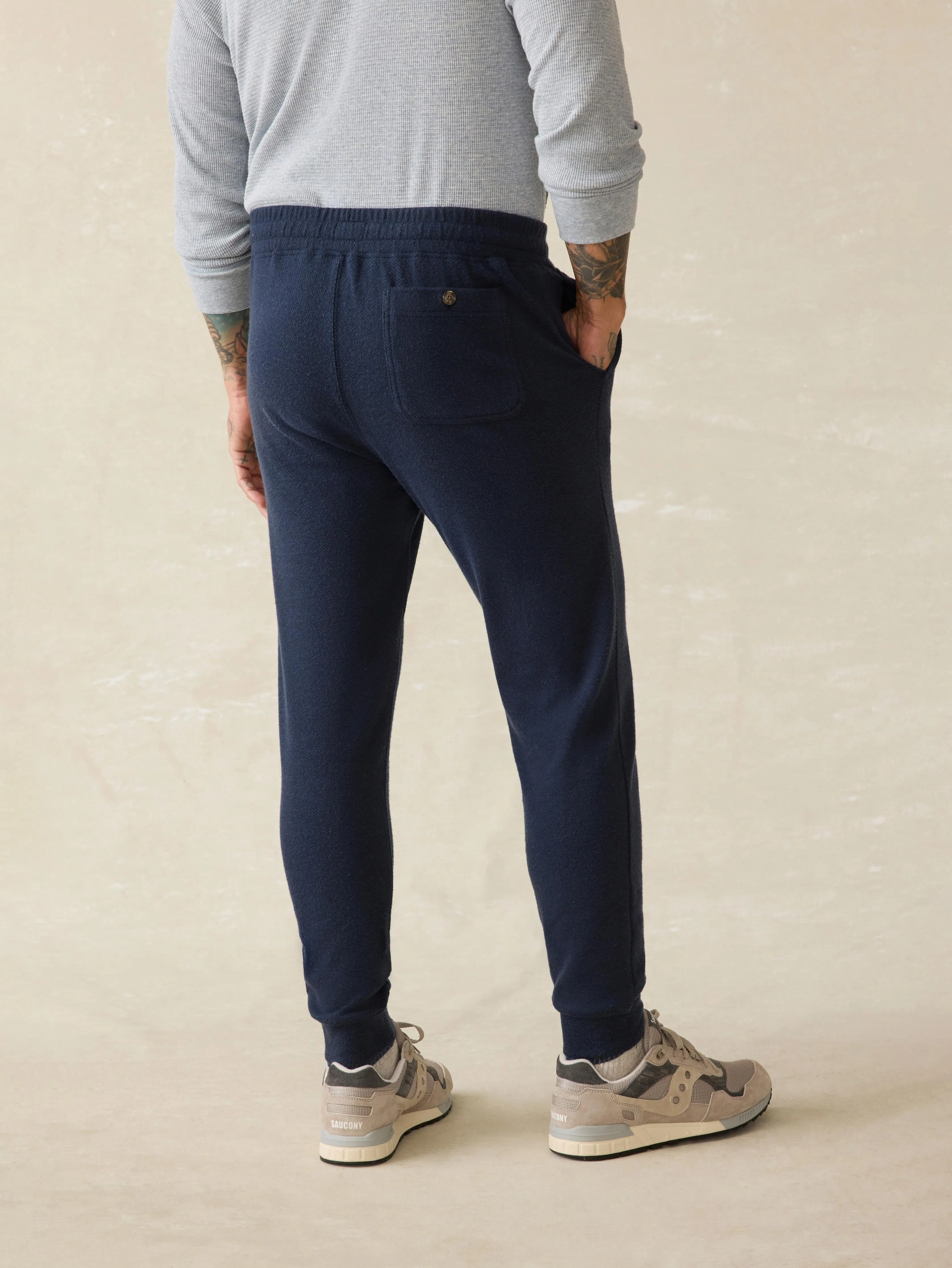 Legend™ Sweatpant - Brighton Navy Twill sold by Faherty product image thumbnail 5