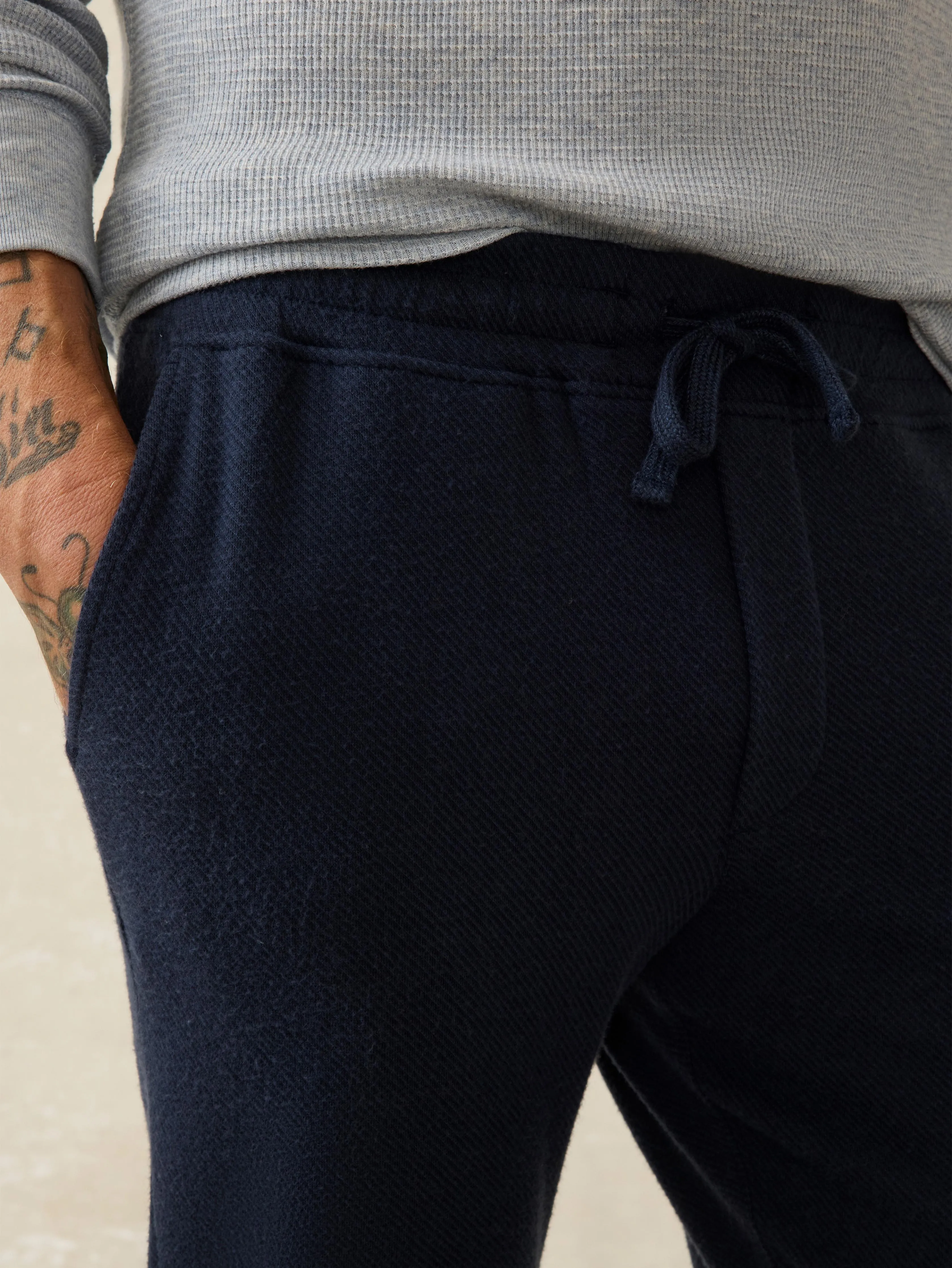 Legend™ Sweatpant - Brighton Navy Twill sold by Faherty product image thumbnail 2