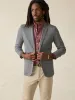Inlet Knit Tweed Blazer - Steel Rock Herringbone sold by Faherty