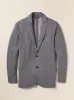 Inlet Knit Tweed Blazer - Steel Rock Herringbone sold by Faherty