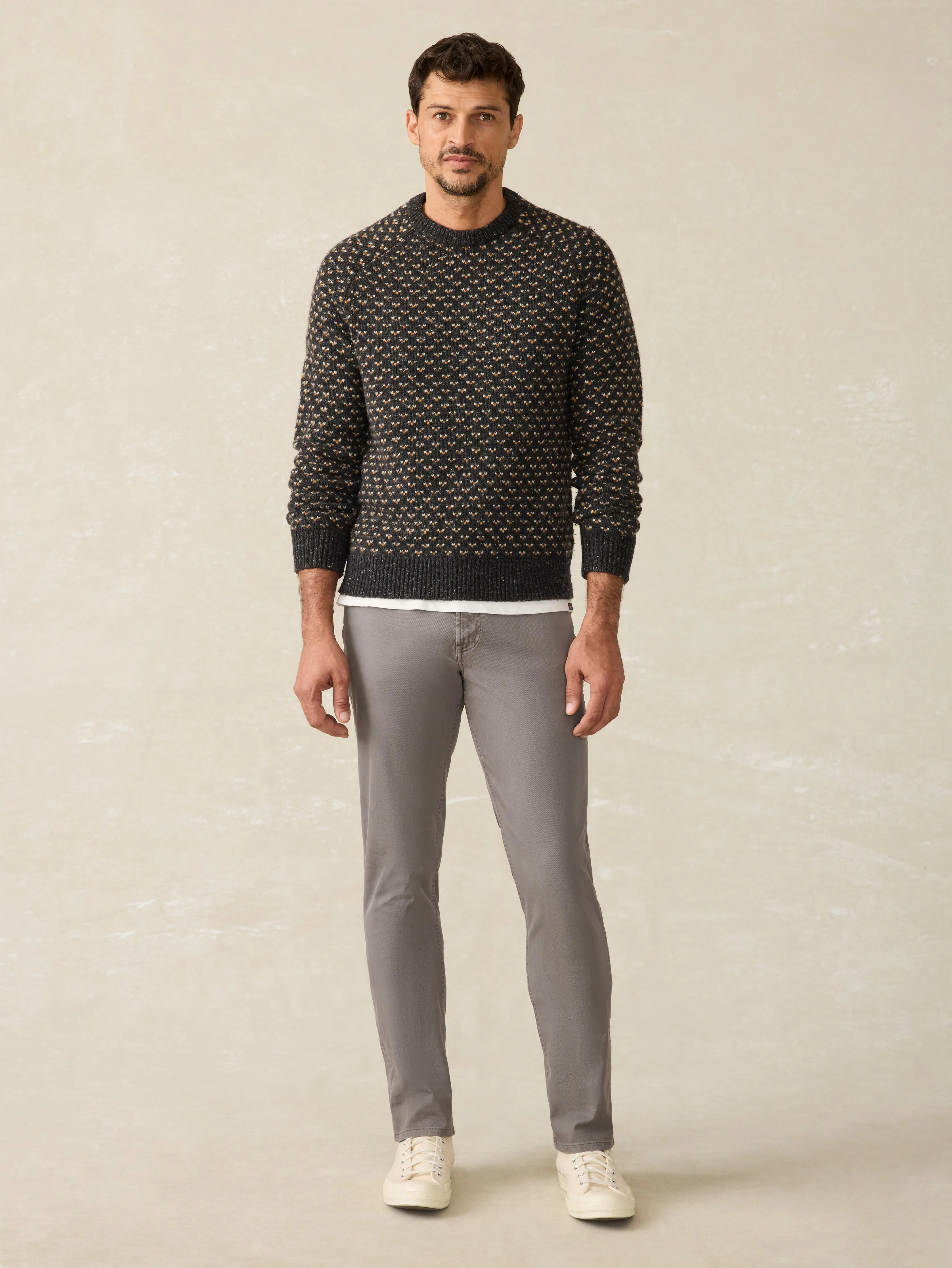 Comfort Twill 5-Pocket - Rugged Grey sold by Faherty product image thumbnail 2