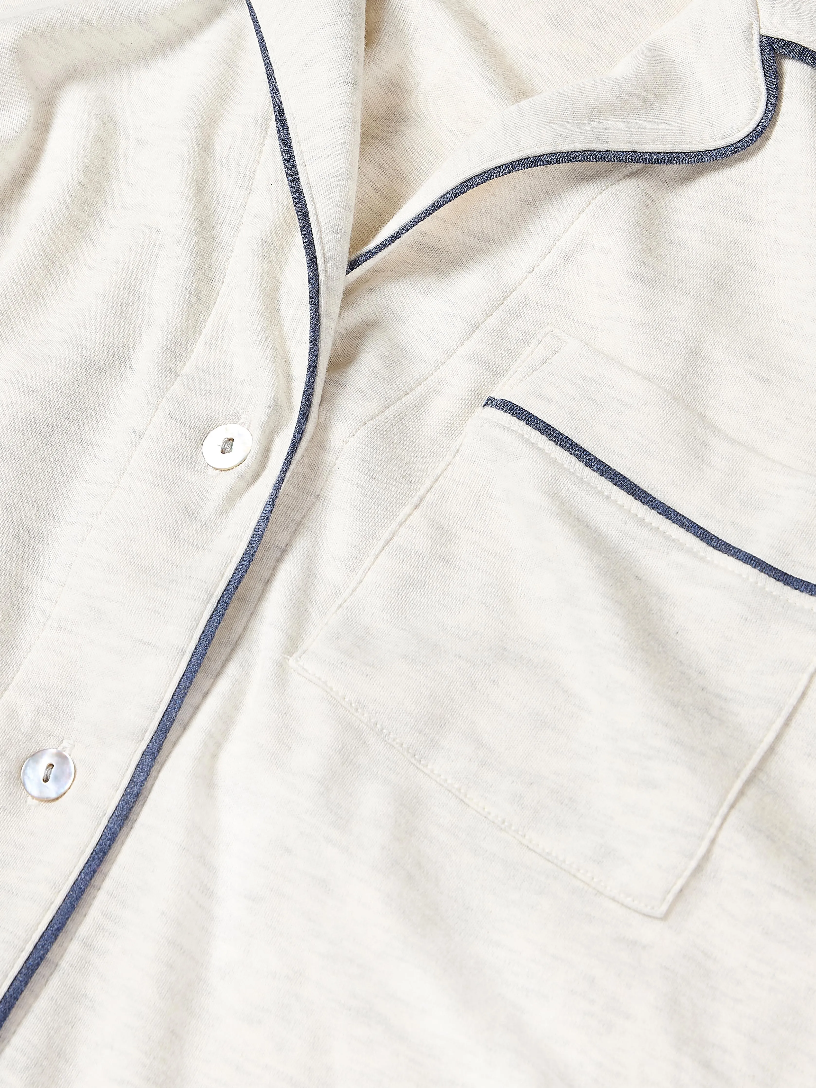 Cloud Pajama Pant Set - Ivory Heather sold by Faherty product image thumbnail 2