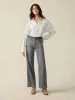 Dream Jean Wide Leg - Ash Grey Wash sold by Faherty