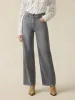 Dream Jean Wide Leg - Ash Grey Wash sold by Faherty