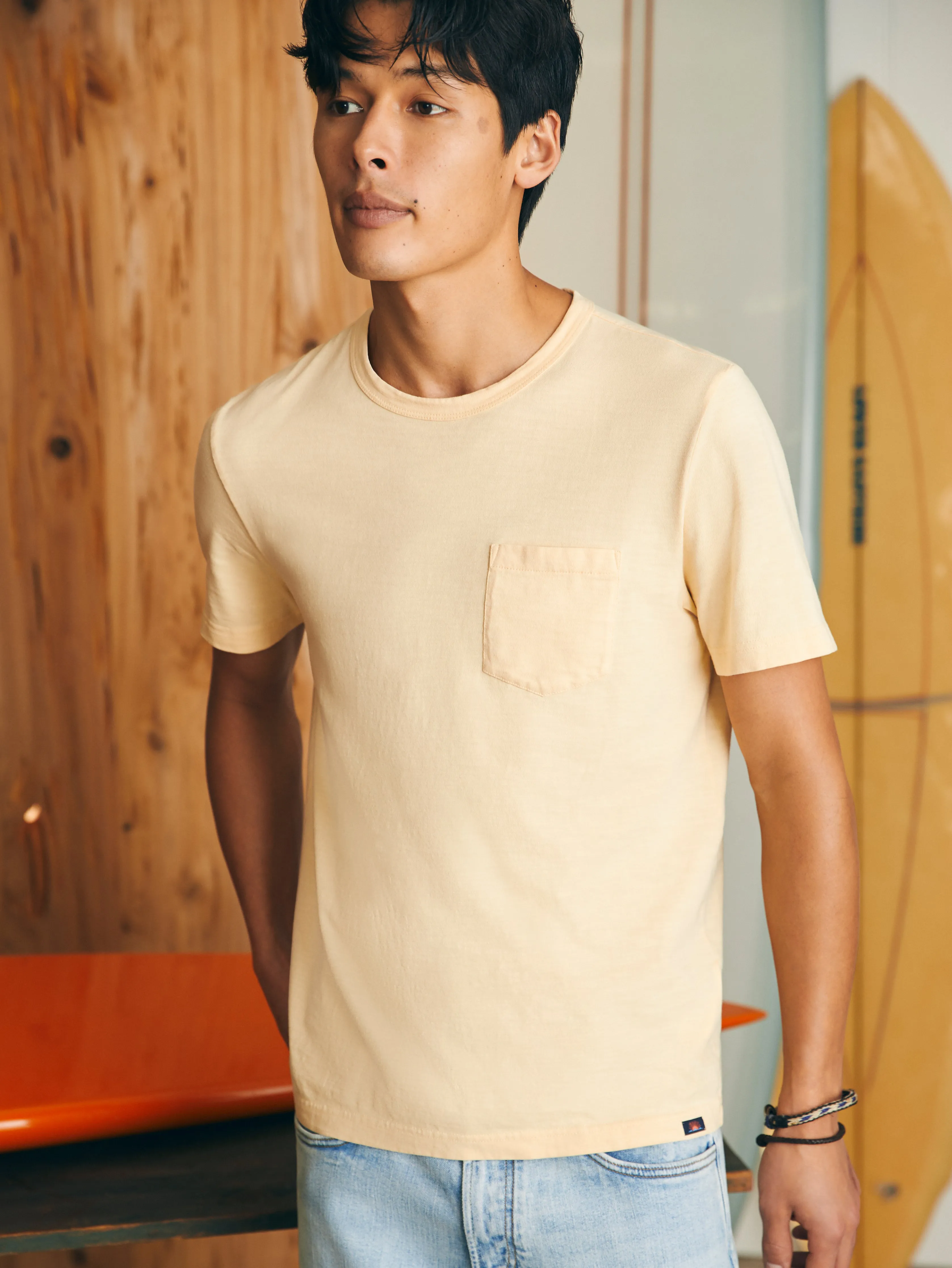 Sunwashed Pocket Tee - Sunny Days sold by Faherty product image thumbnail 3