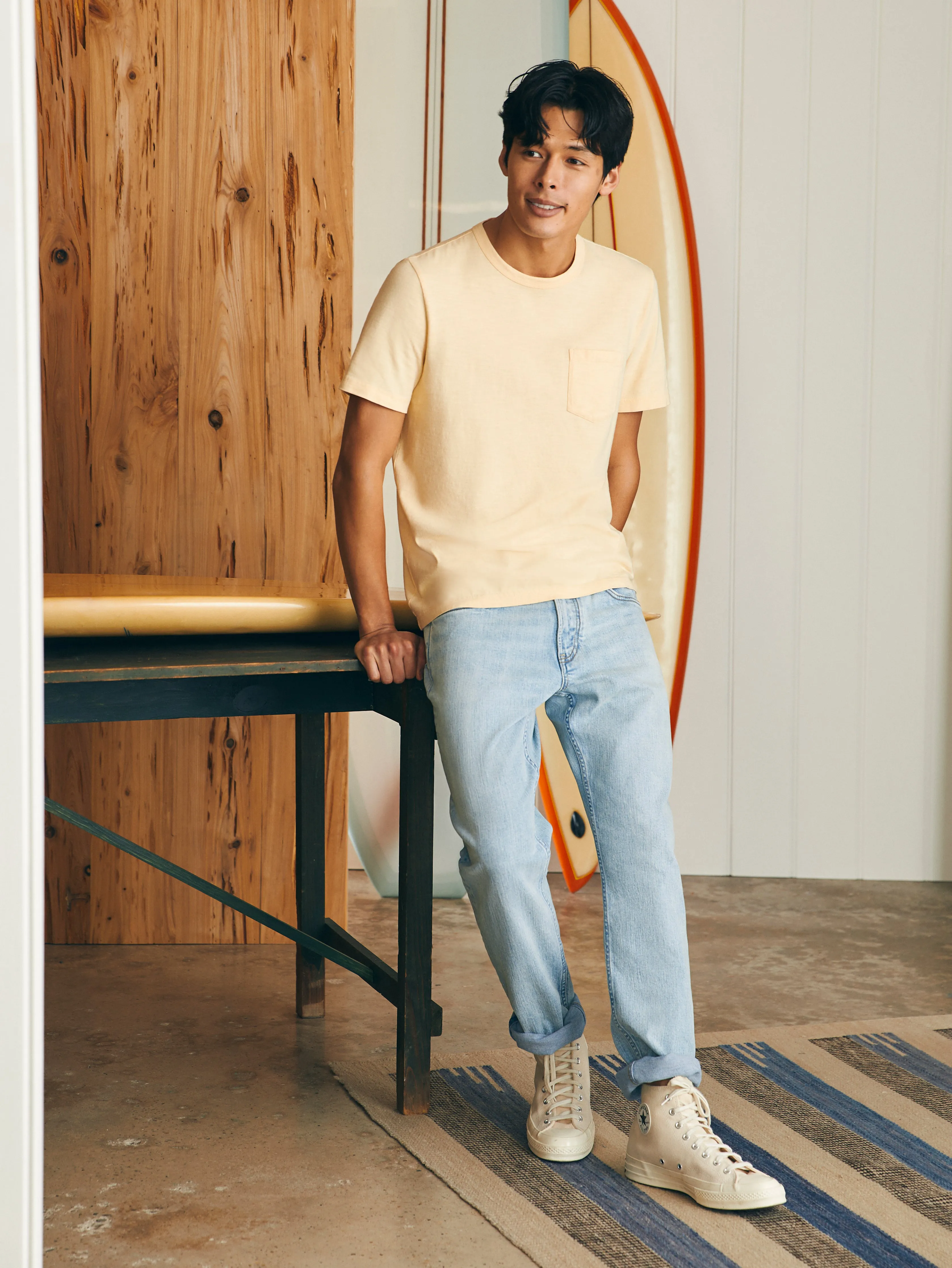 Sunwashed Pocket Tee - Sunny Days sold by Faherty product image thumbnail 5