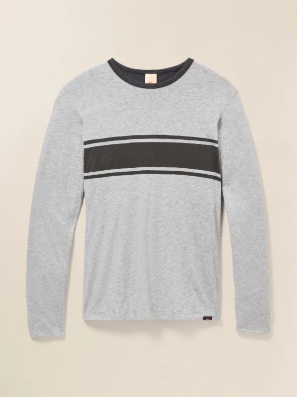 Cloud™ Reversible Crew - Charcoal Heather sold by Faherty