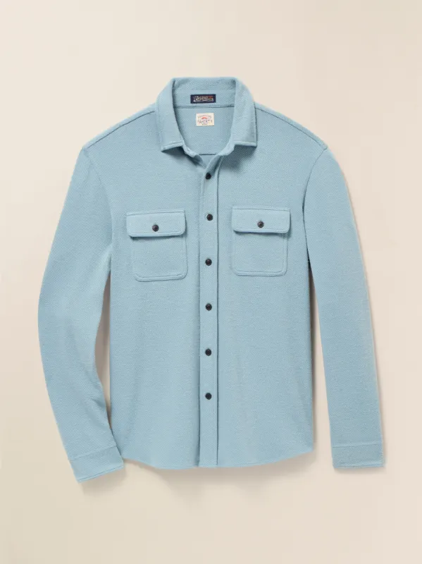 Legend™ Sweater Shirt - Ocean Glass Twill sold by Faherty