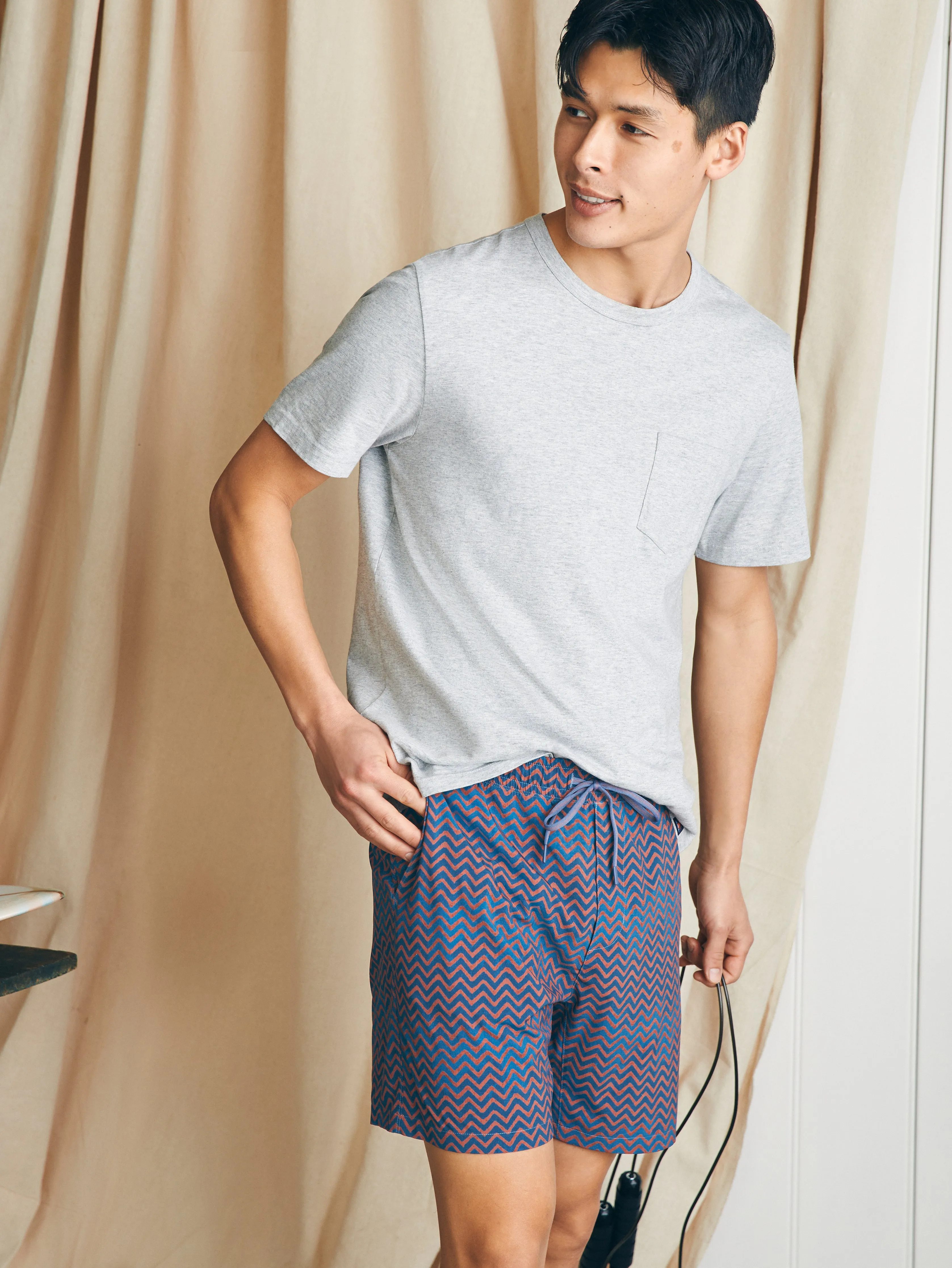 Shorelite Active Swim Short (7" Inseam) - Riptide Red sold by Faherty product image thumbnail 5