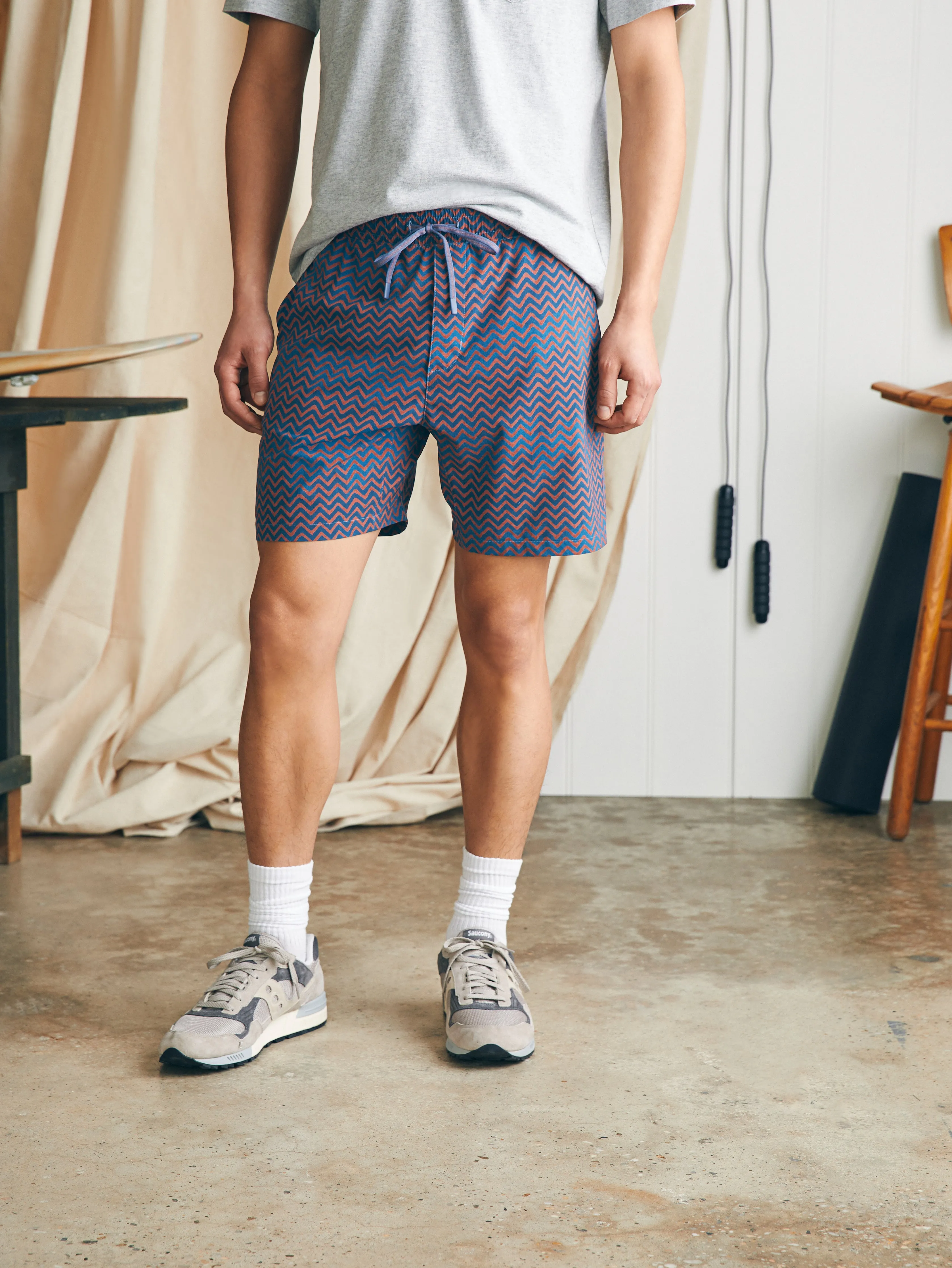 Shorelite Active Swim Short (7" Inseam) - Riptide Red sold by Faherty product image thumbnail 2