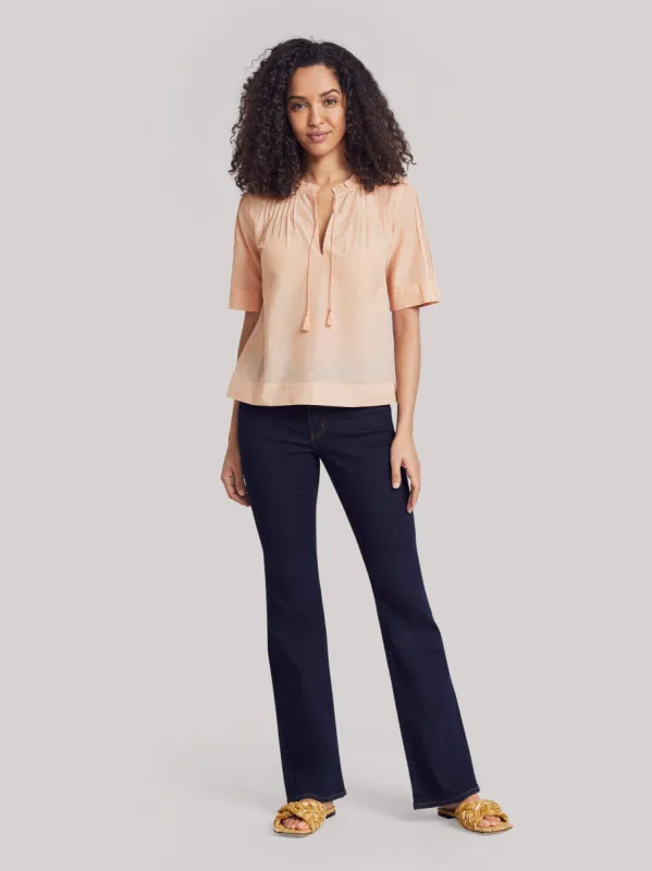 Arcadia Top - Dusty Pink sold by Faherty