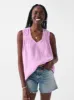 Dream Cotton Gauze Ainsley Top - Nirvana sold by Faherty