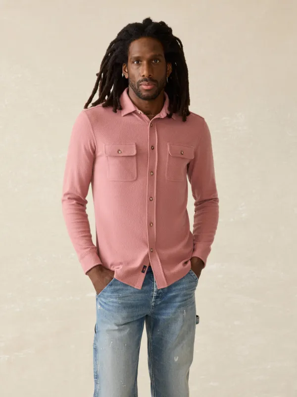 Legend™ Sweater Shirt - Sandstone Red Twill sold by Faherty