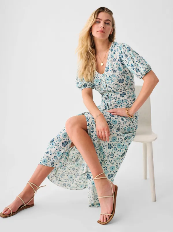 Sorrento Dress - Dreamer Floral sold by Faherty