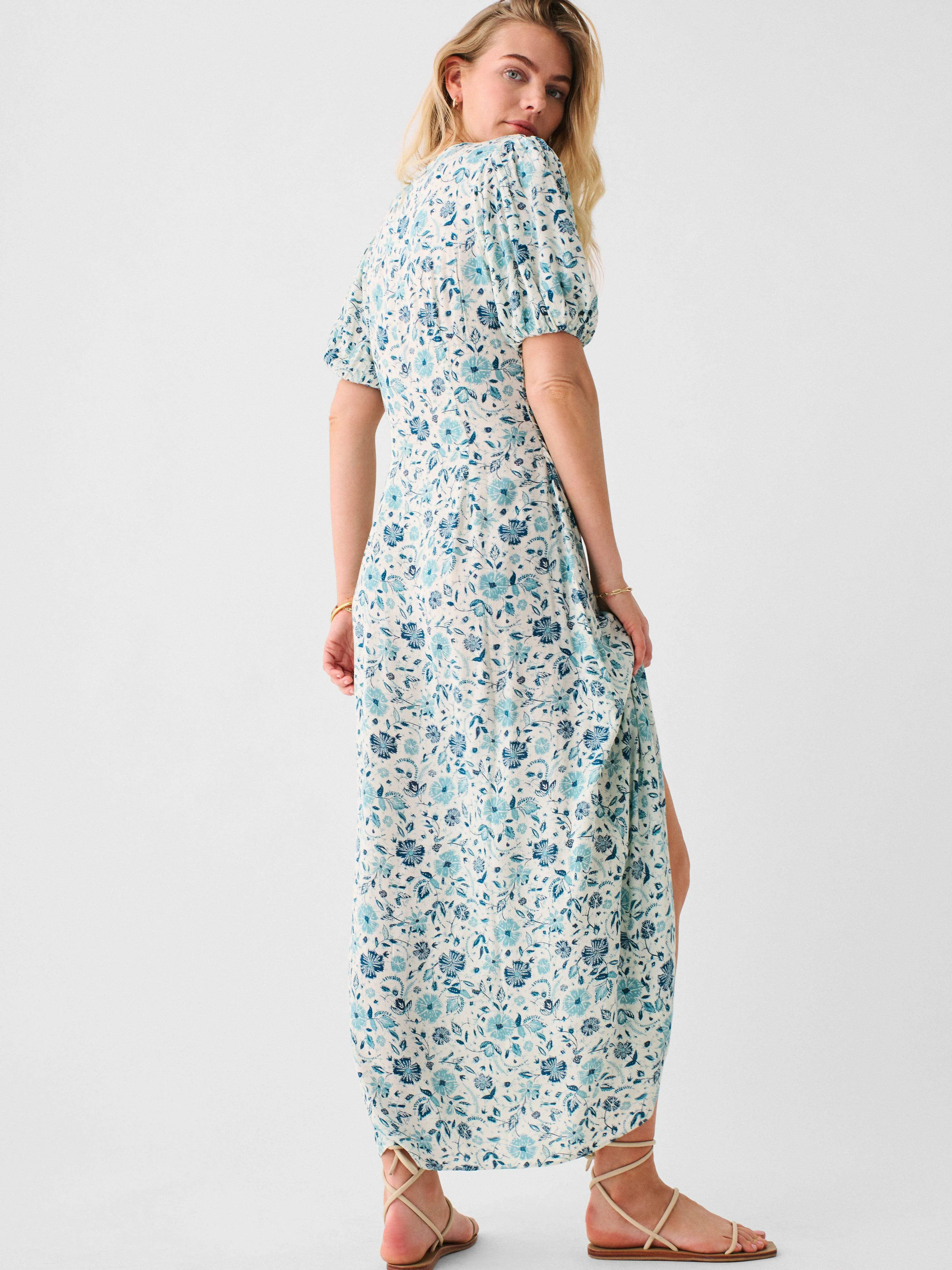 Sorrento Dress - Dreamer Floral sold by Faherty product image thumbnail 5