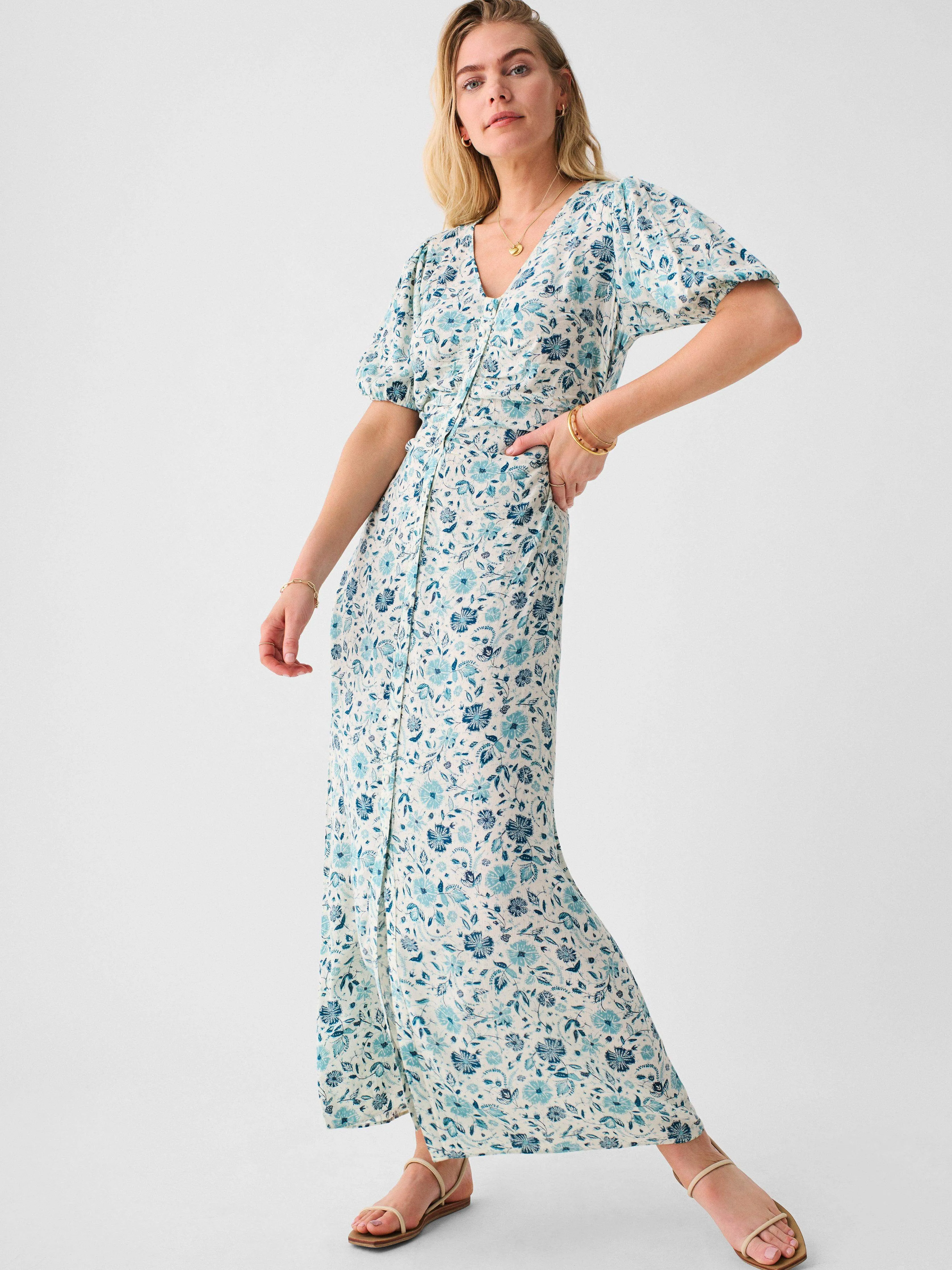 Sorrento Dress - Dreamer Floral sold by Faherty product image thumbnail 3