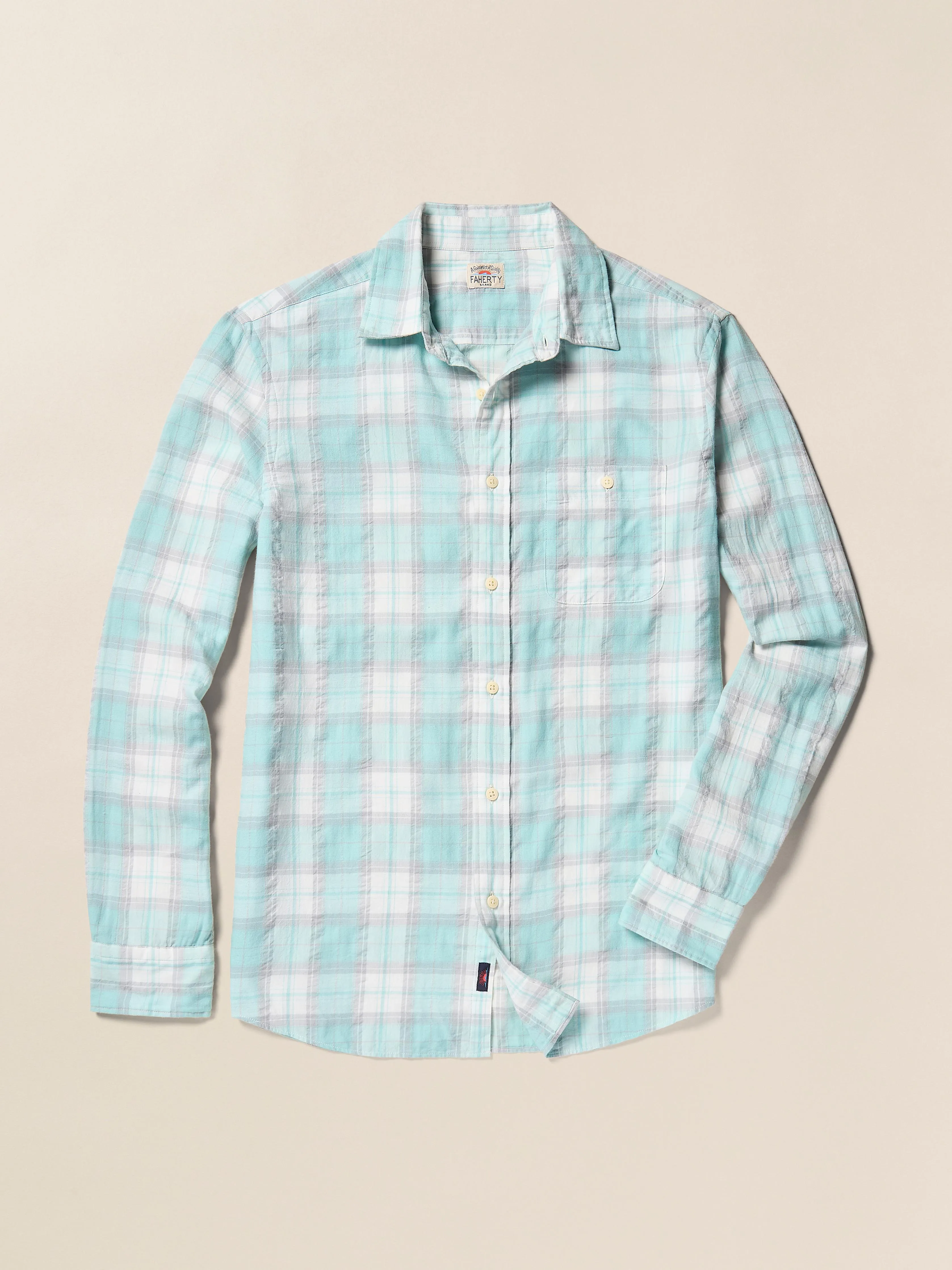 Delray Shirt - Spring Isle Plaid sold by Faherty