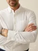 Supima Oxford Shirt - Pure White sold by Faherty