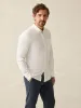 Supima Oxford Shirt - Pure White sold by Faherty