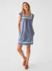 Hailee Dress - Blue Baja sold by Faherty
